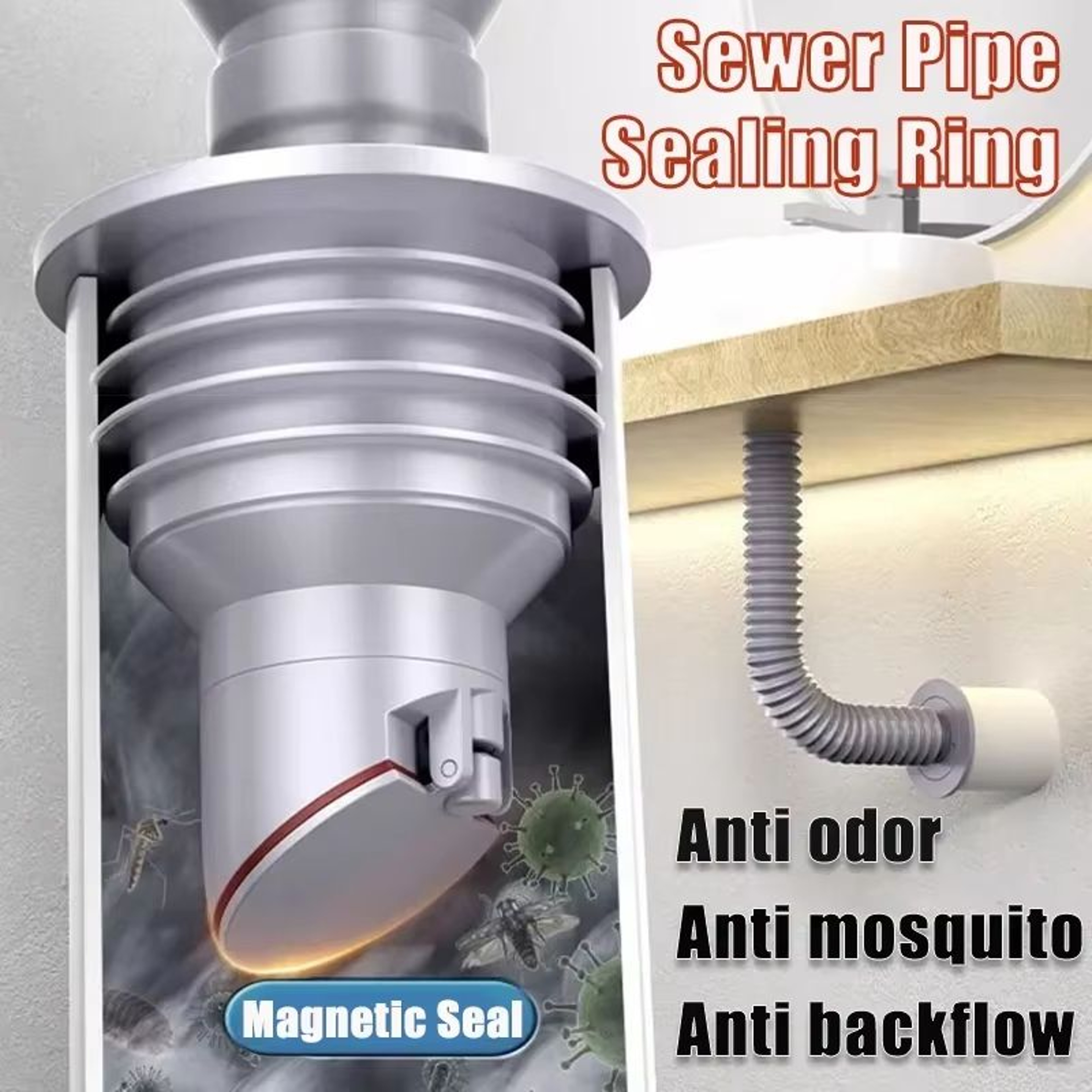 Floor Deodorizing Drain Trap Filter  AntiBlocking Water Pipe Plug For Kitchen Sink  Shower 0
