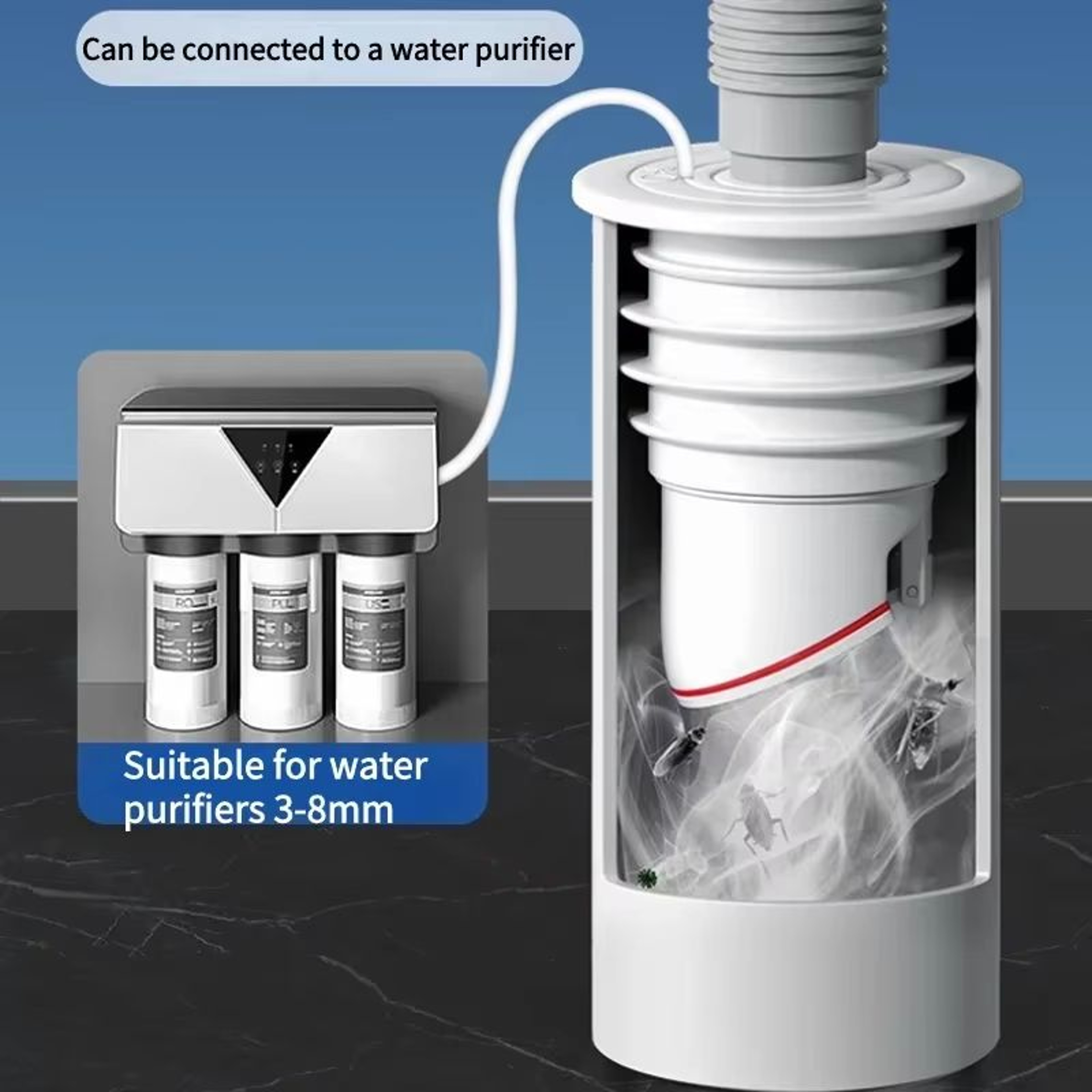 Floor Deodorizing Drain Trap Filter  AntiBlocking Water Pipe Plug For Kitchen Sink  Shower 3