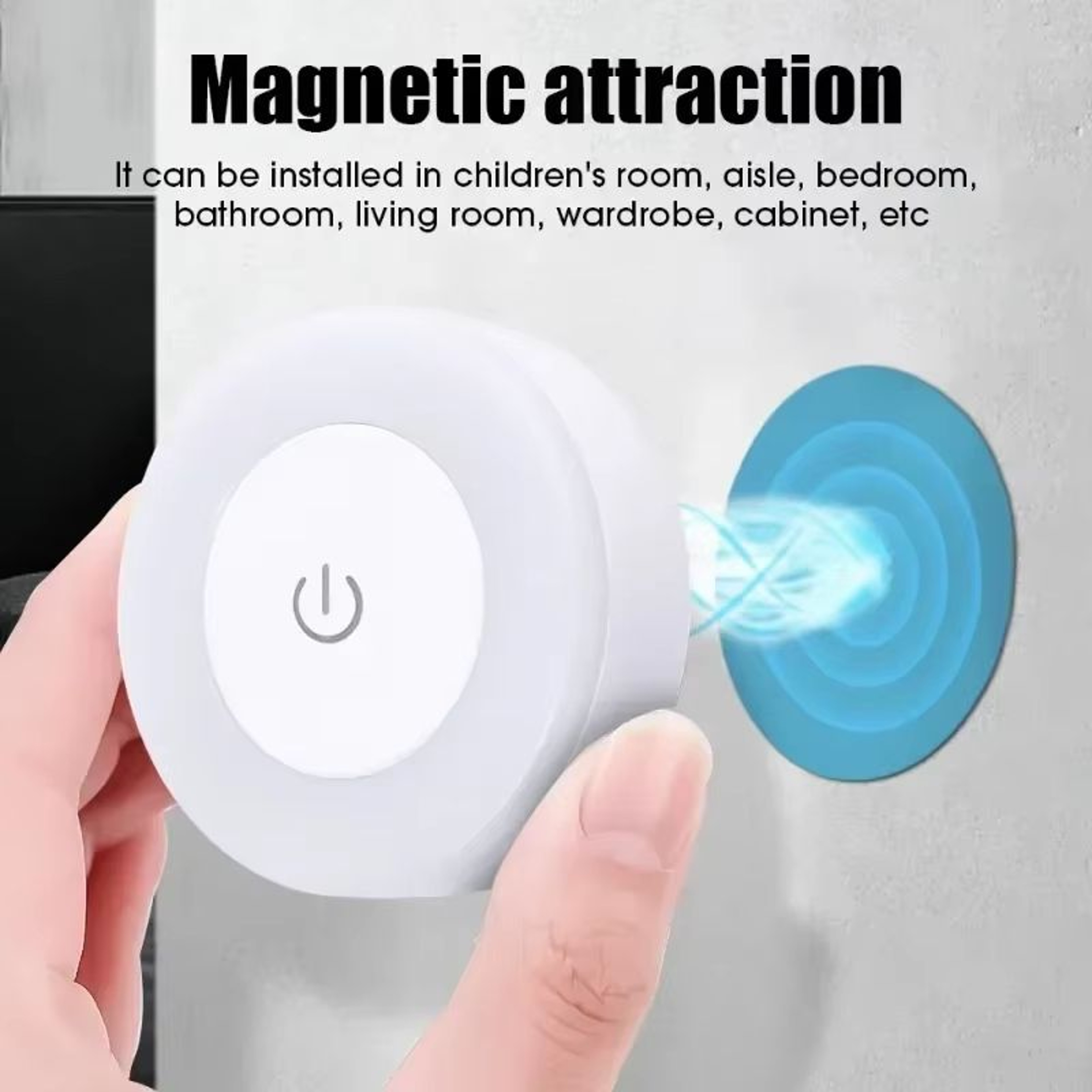 Mood Light Dimmable Magnetic Rechargeable Lamp  Portable Round USB Neon Decoration For Room 4