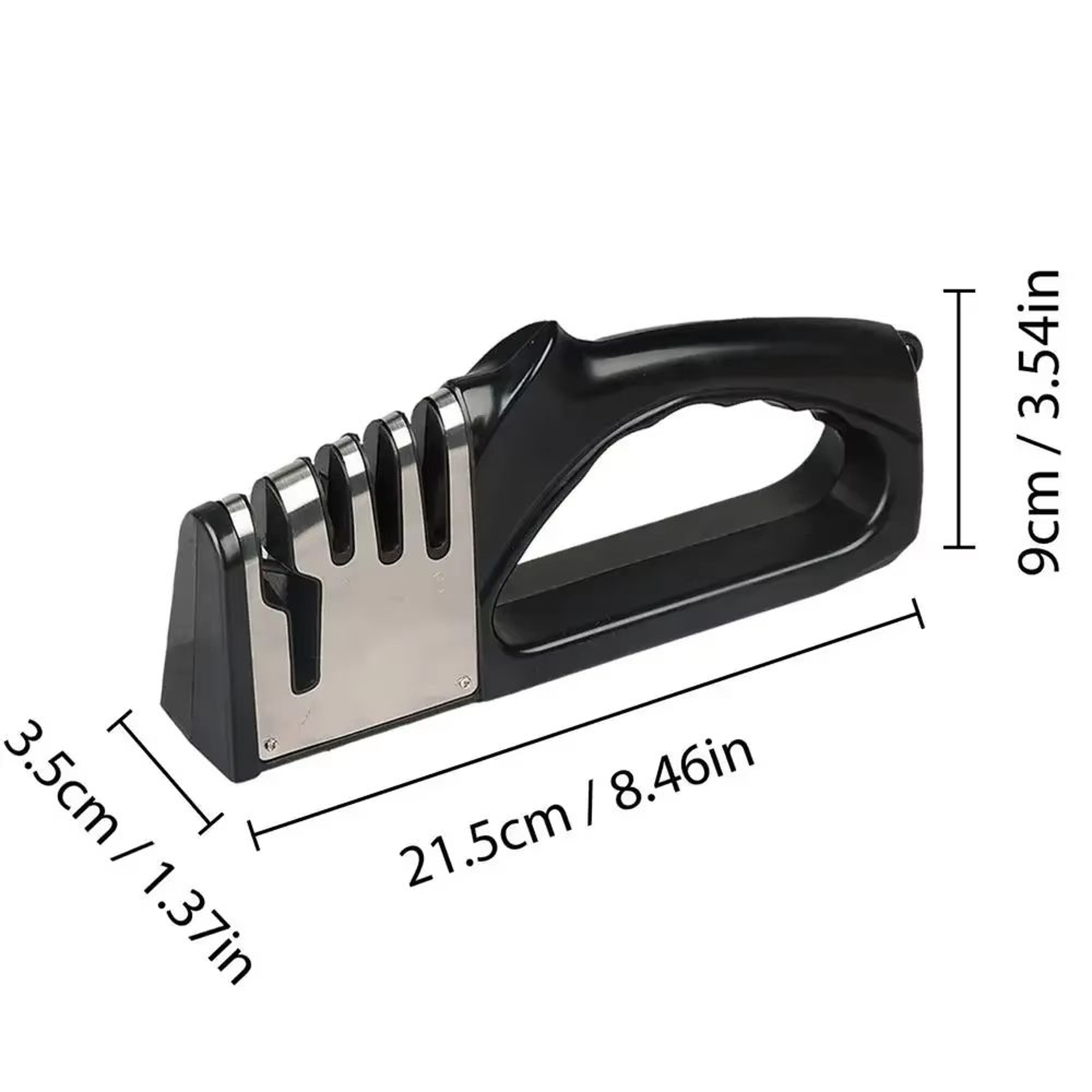 4 Stage Kitchen Knife Sharpener With Non Slip Base  Portable Multifunctional Sharpening Tool 6