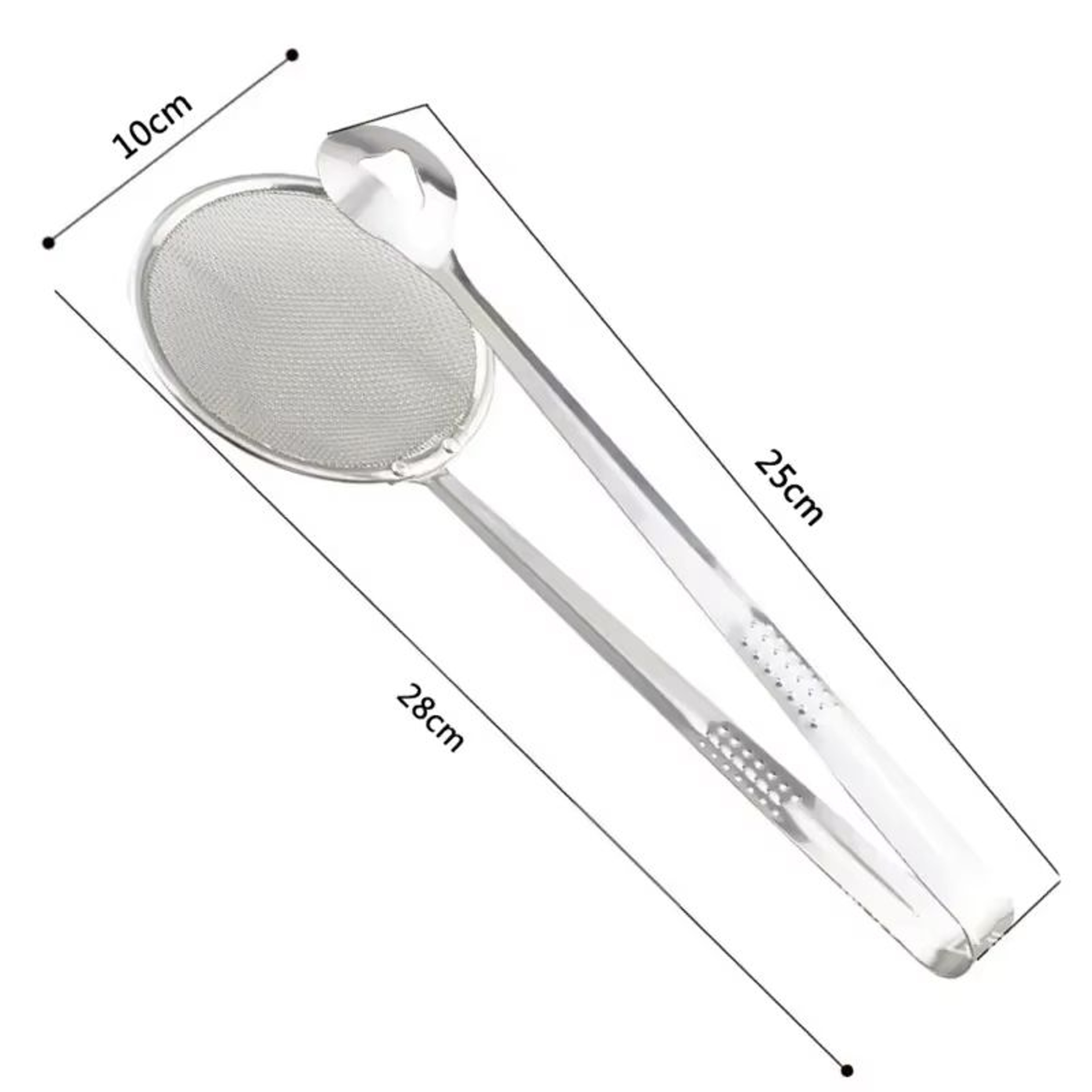 Premium Kitchen Food Strainer Spoon For Frying Draining And Scooping 2