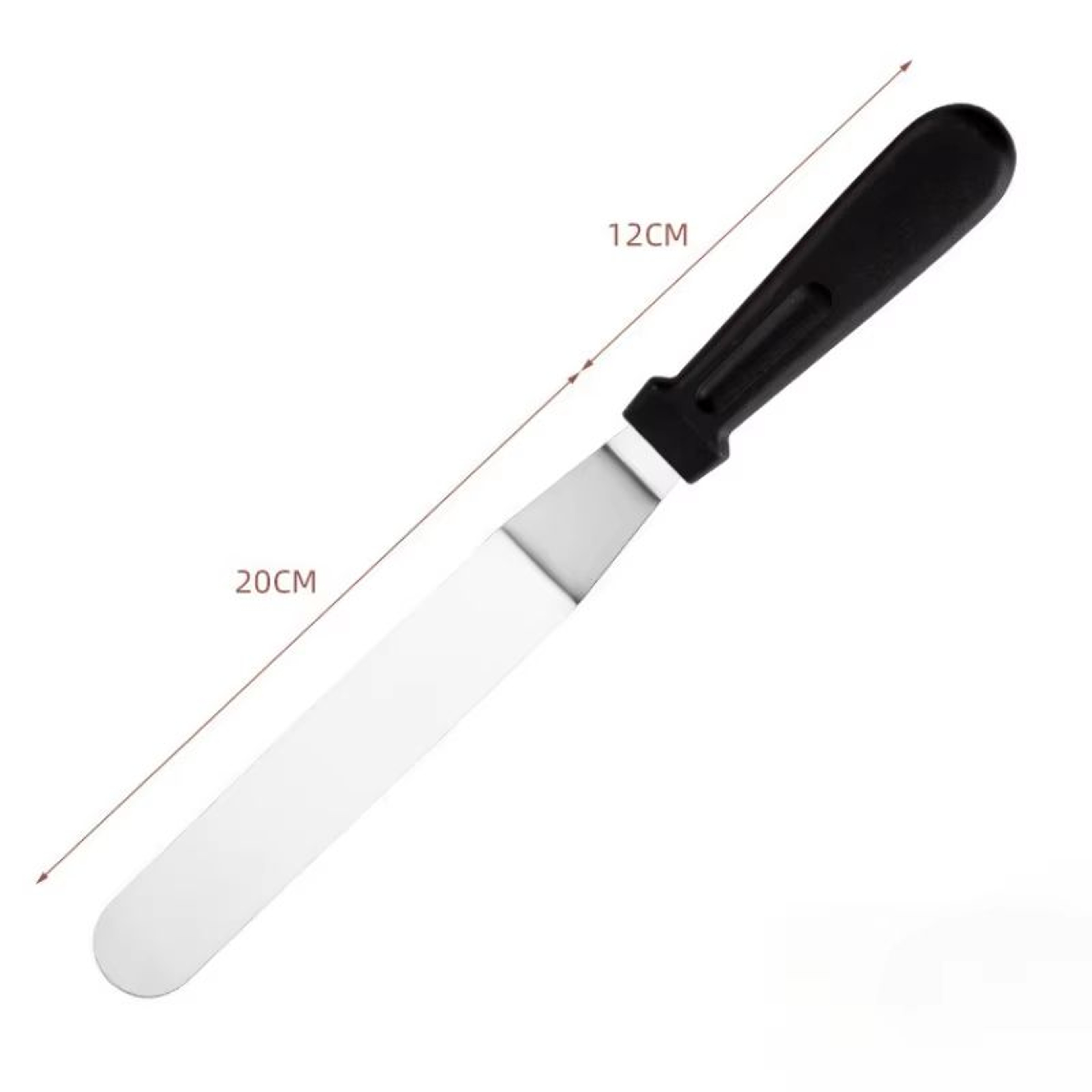 Stainless Steel Cake Decorating Angled Spatula Set 3 Piece 6 In 8 In 10 In Multi Function Frosting  7
