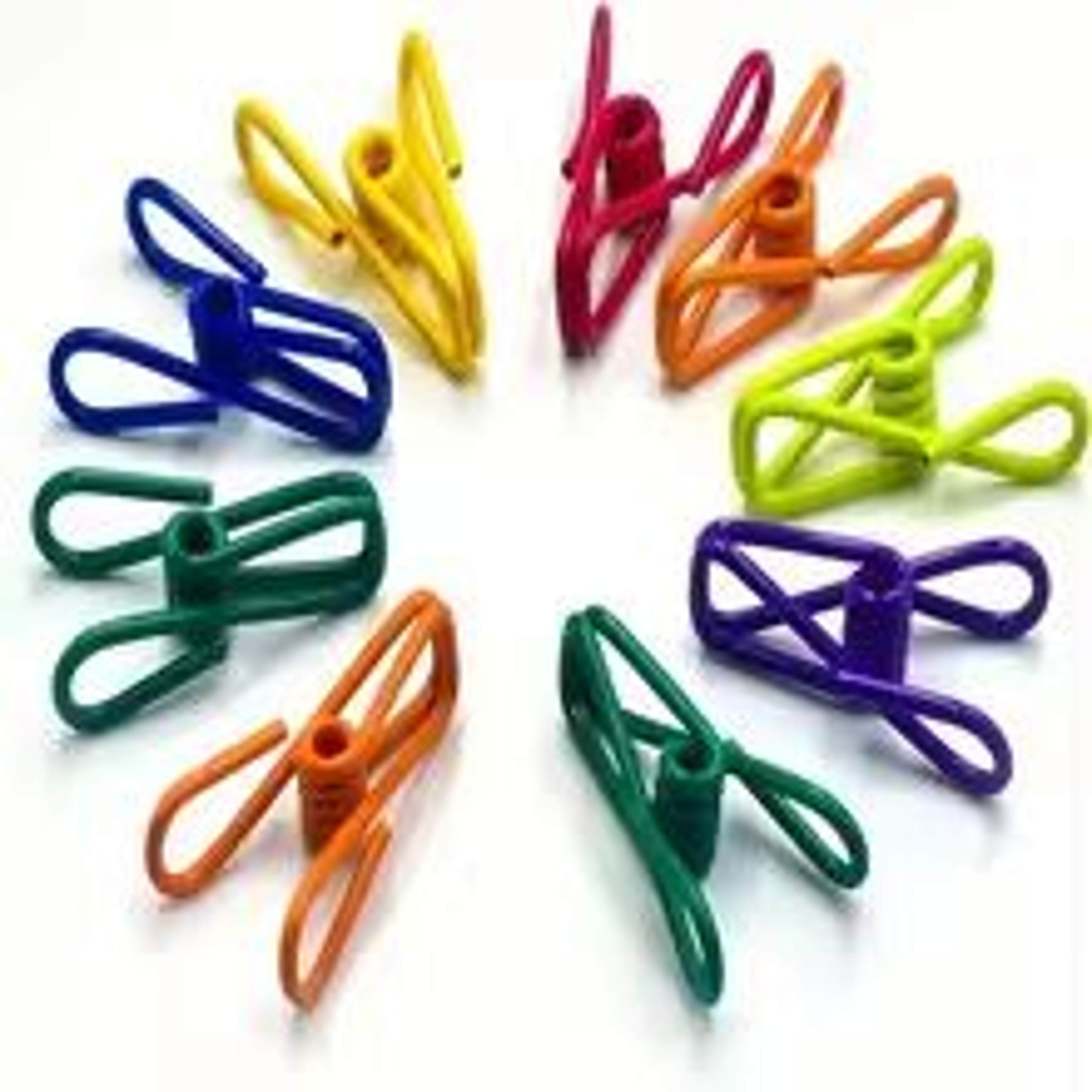10 Piece PVC Coated Steel Clips For Sealing Food Bags Chips Durable Kitchen And Dining Accessories 0