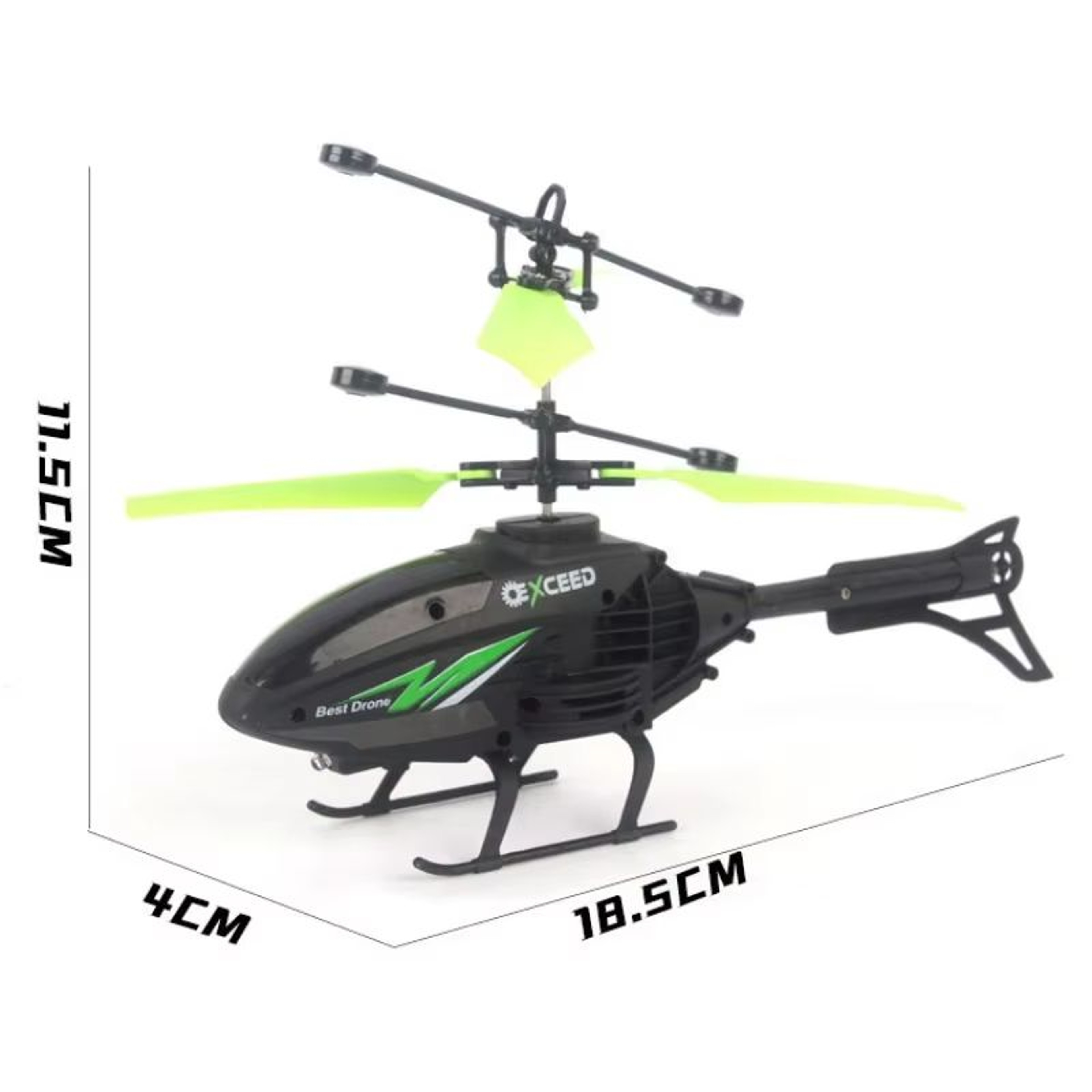 Watch Wrist Hand Controlled Induction Aircraft Impact Resistant Helicopter With Lighting Rechargeab 5