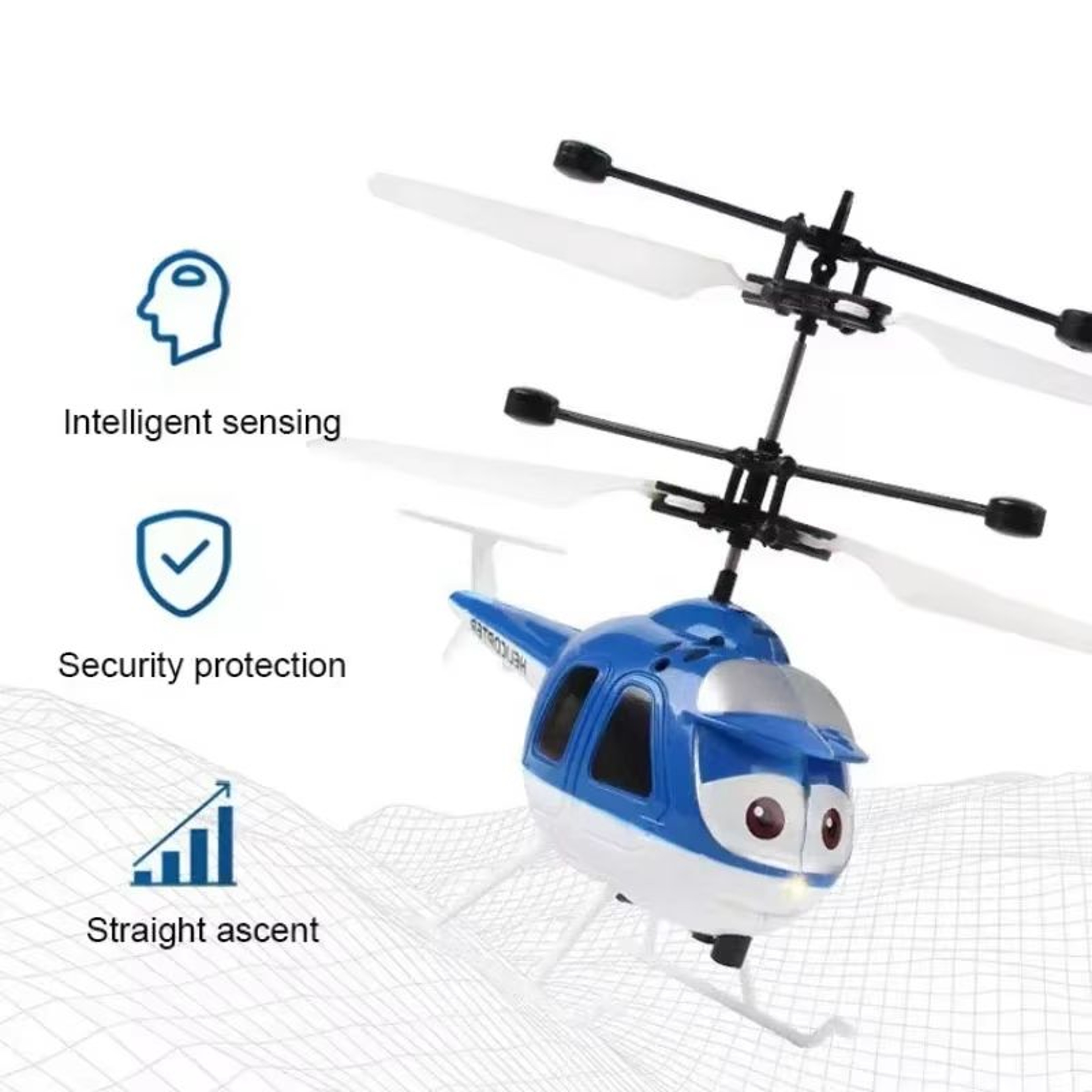 Mini Infrared Sensor RC Helicopter  DualMode 3D Gyro Remote Control Toy For Kids 2
