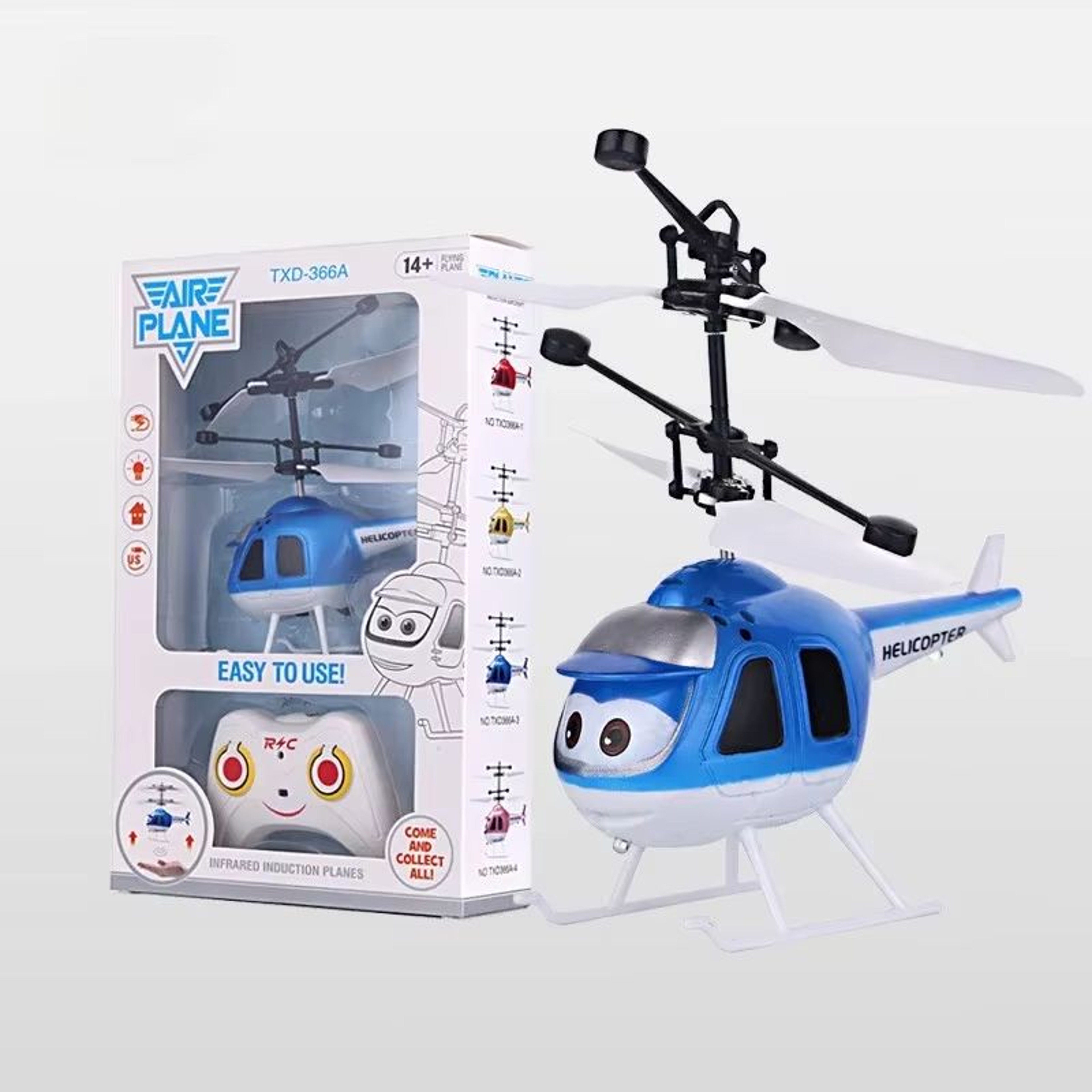 Mini Infrared Sensor RC Helicopter  DualMode 3D Gyro Remote Control Toy For Kids 6