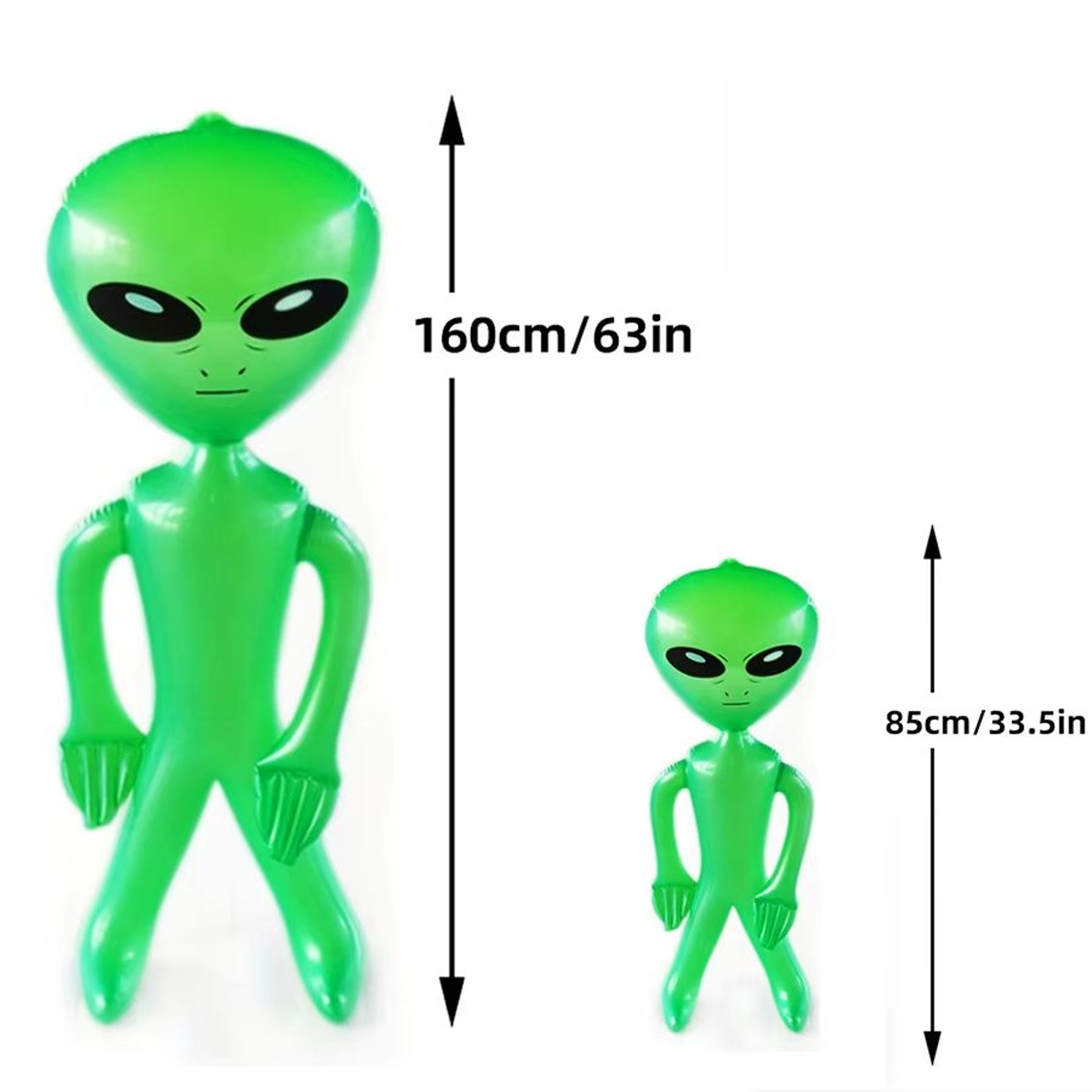CosmicFun Inflatable Alien Duo  2Pack PVC Toys For Halloween Thanksgiving  Christmas Decor 6