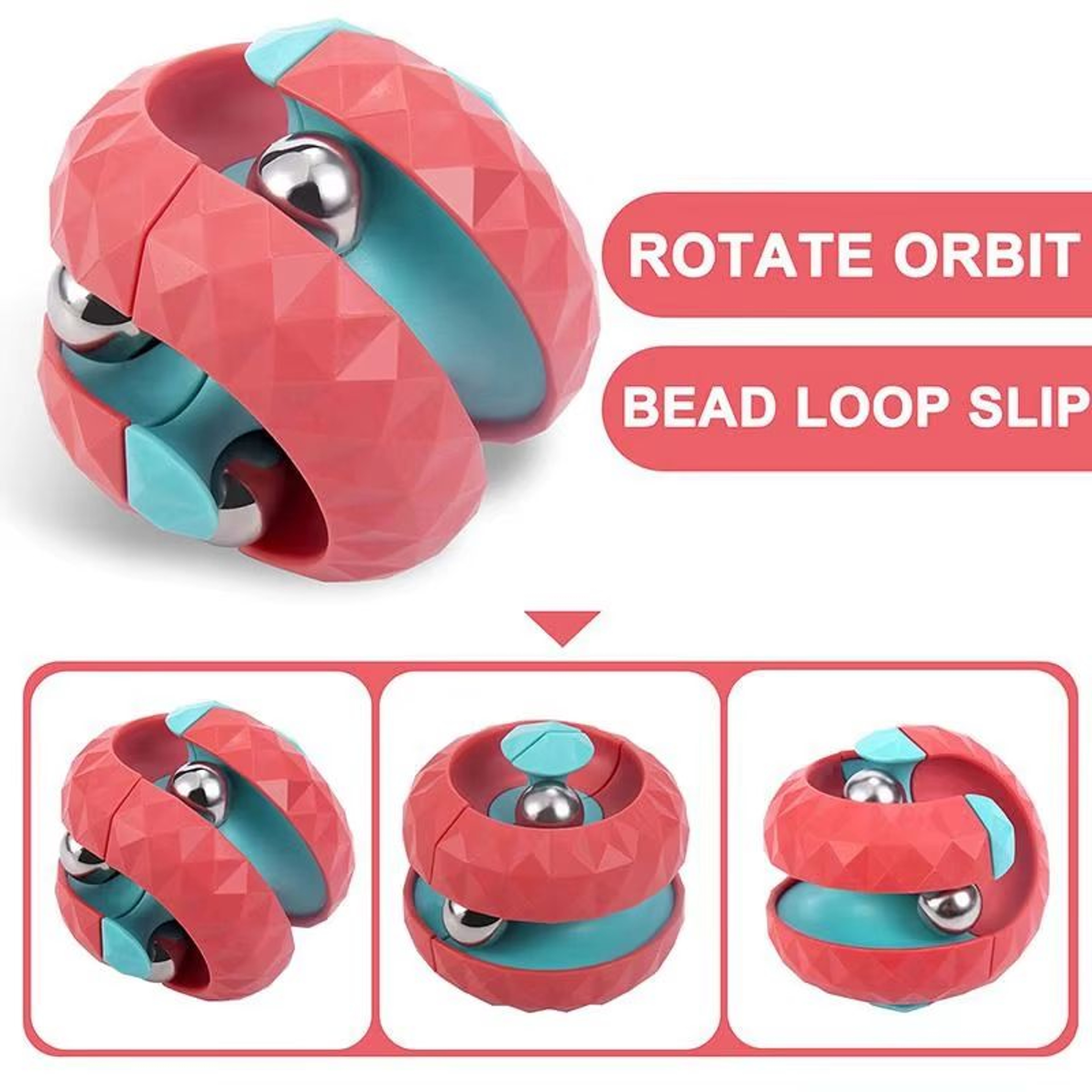 Orbit Ball Fidget Toy Stress Relief Spinner For Kids And Adults 4