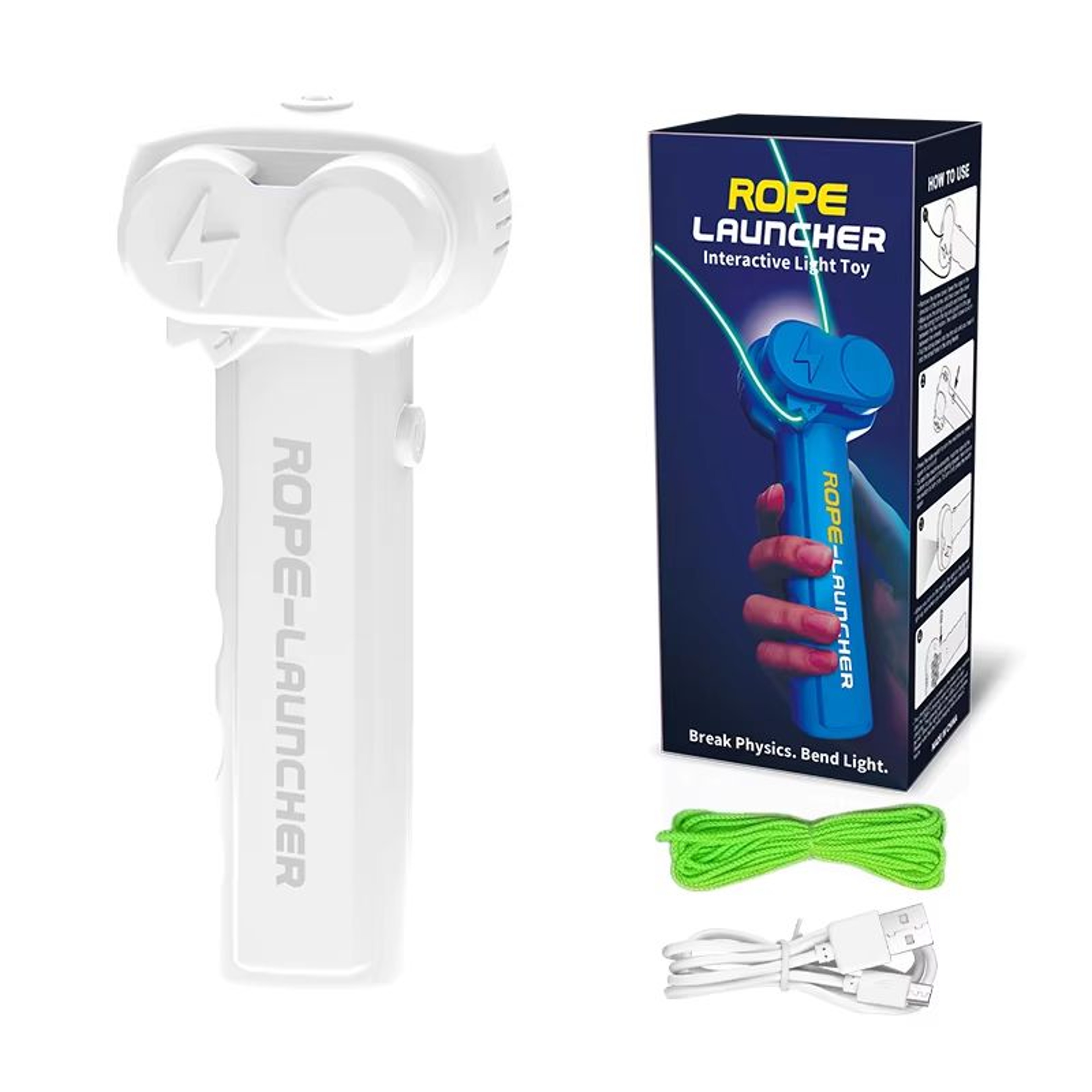 GlowGlow Rope Launcher Light Up Toy For Families And Pets 7