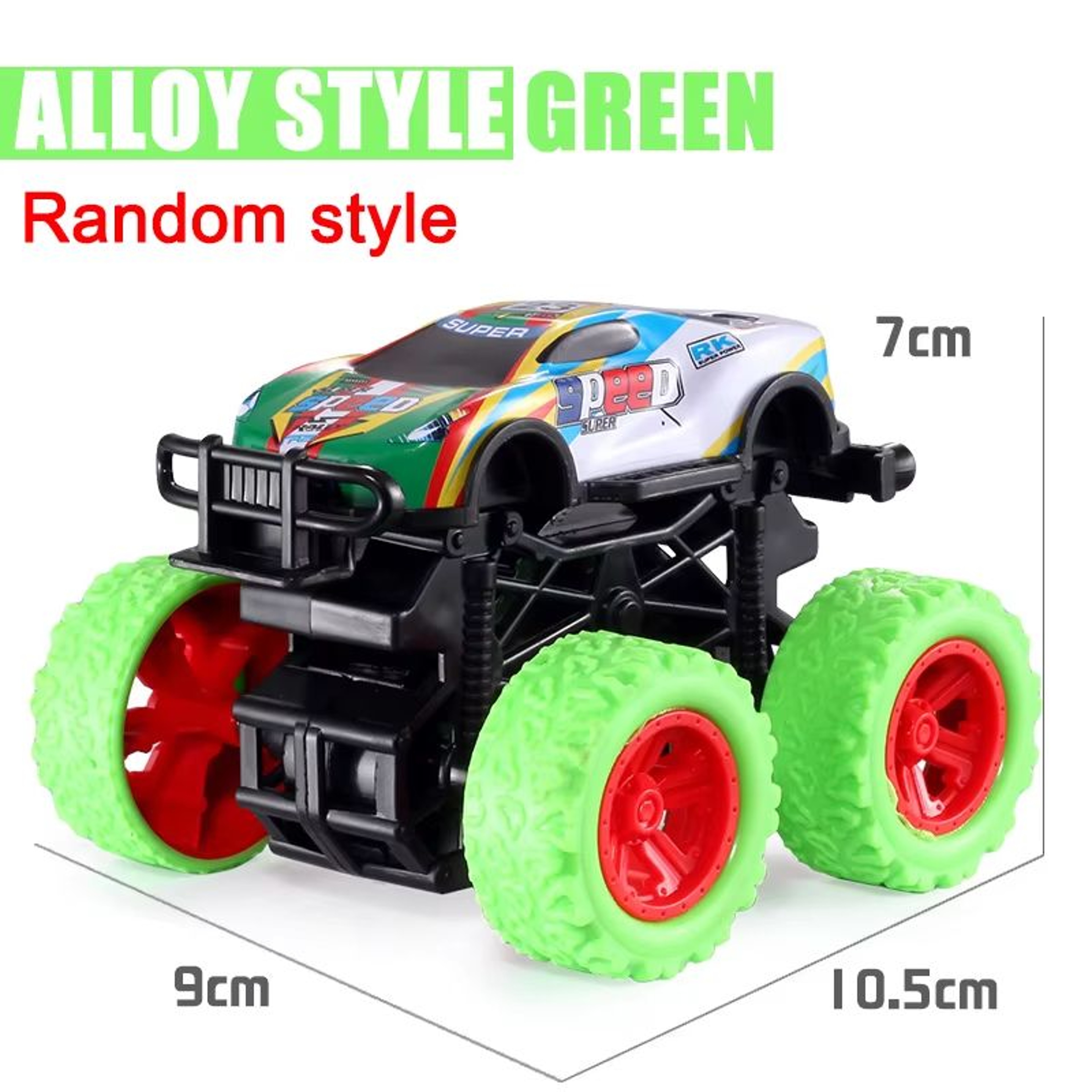Pull Back 4Wheel Drive OffRoad SUV Toy Car For Kids 15