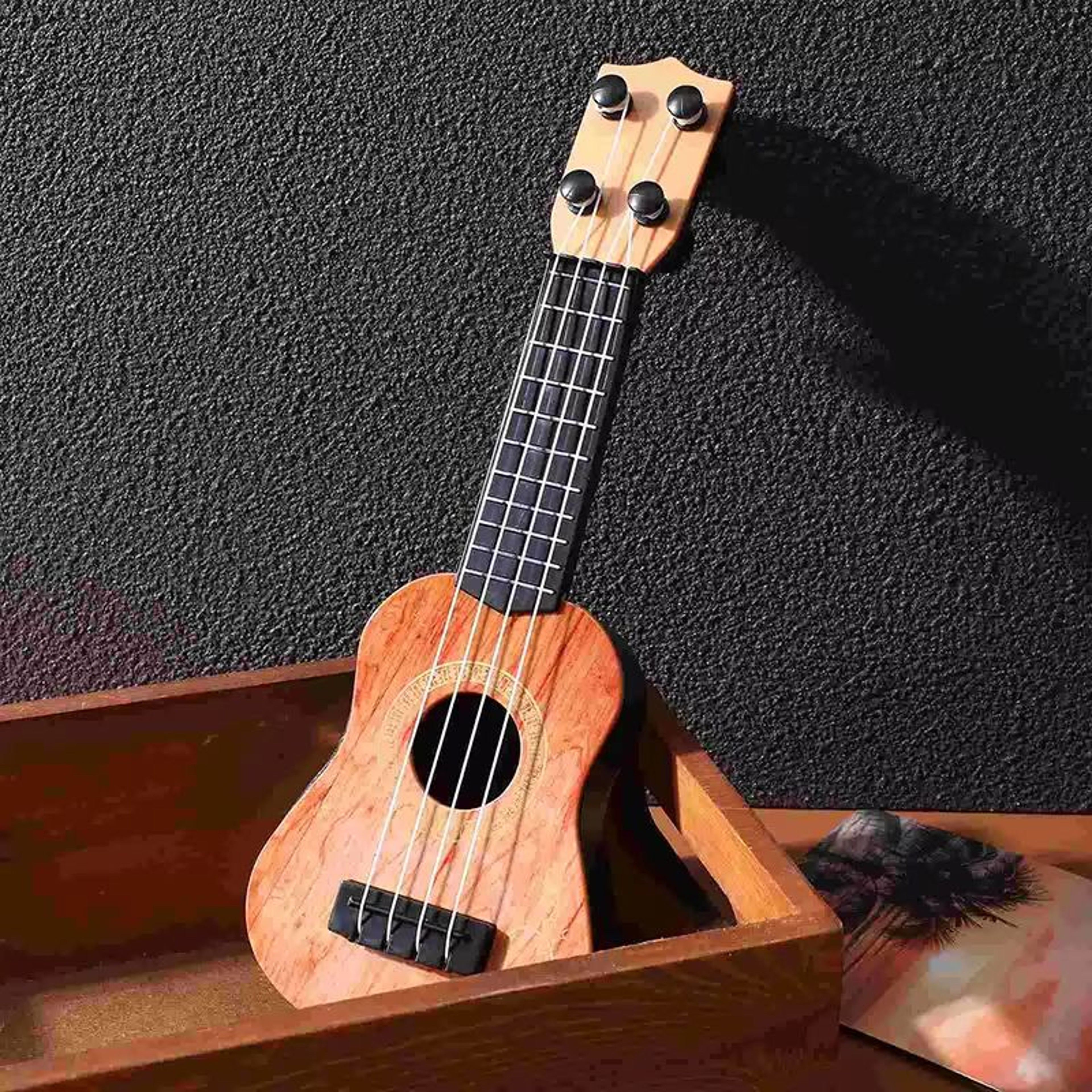 Mini 4 String Kids Classical Guitar Ukulele Toy For Beginners 5