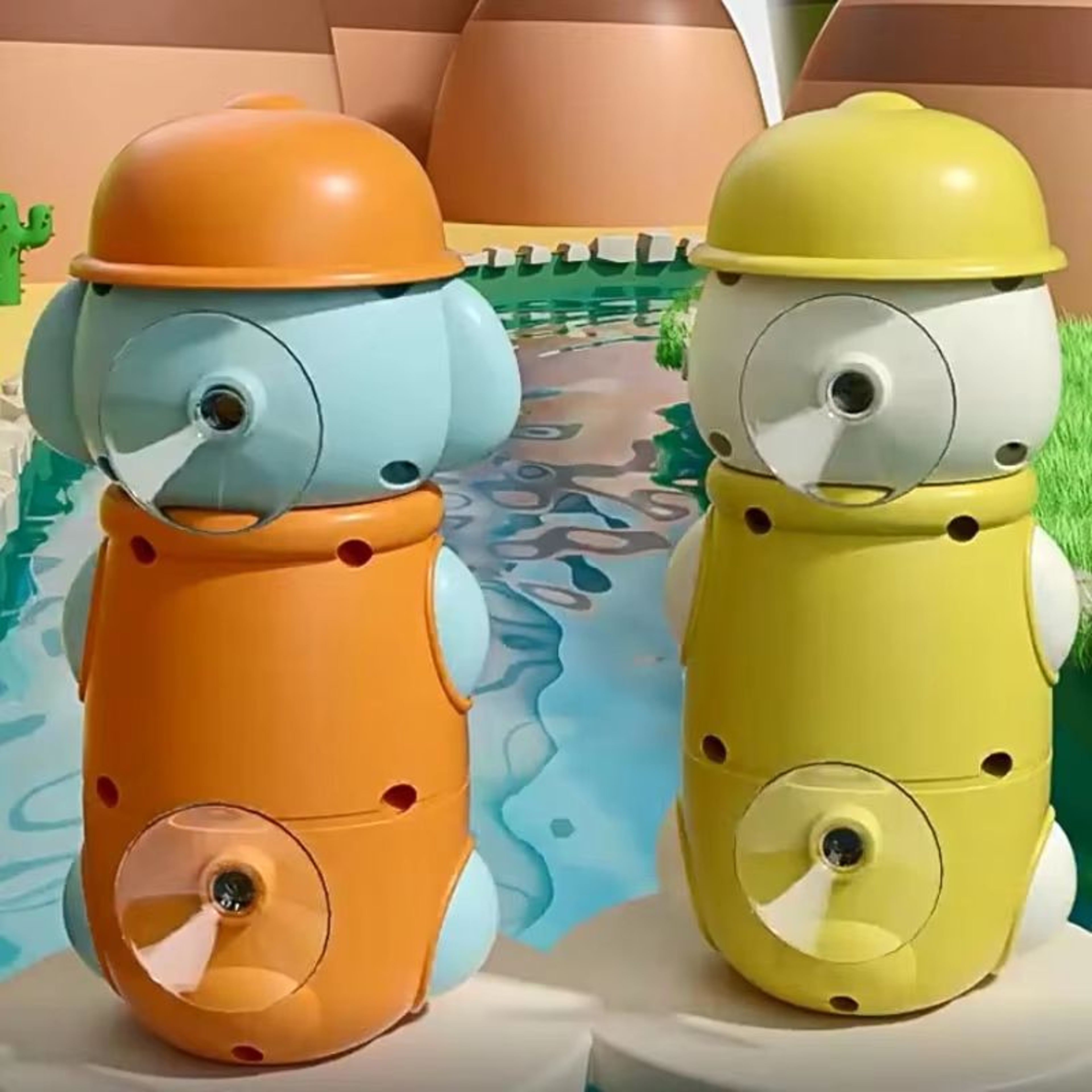 SuctionCup Bath Toy Set With DuckFrogPig Spinner For Toddlers  Kids 3