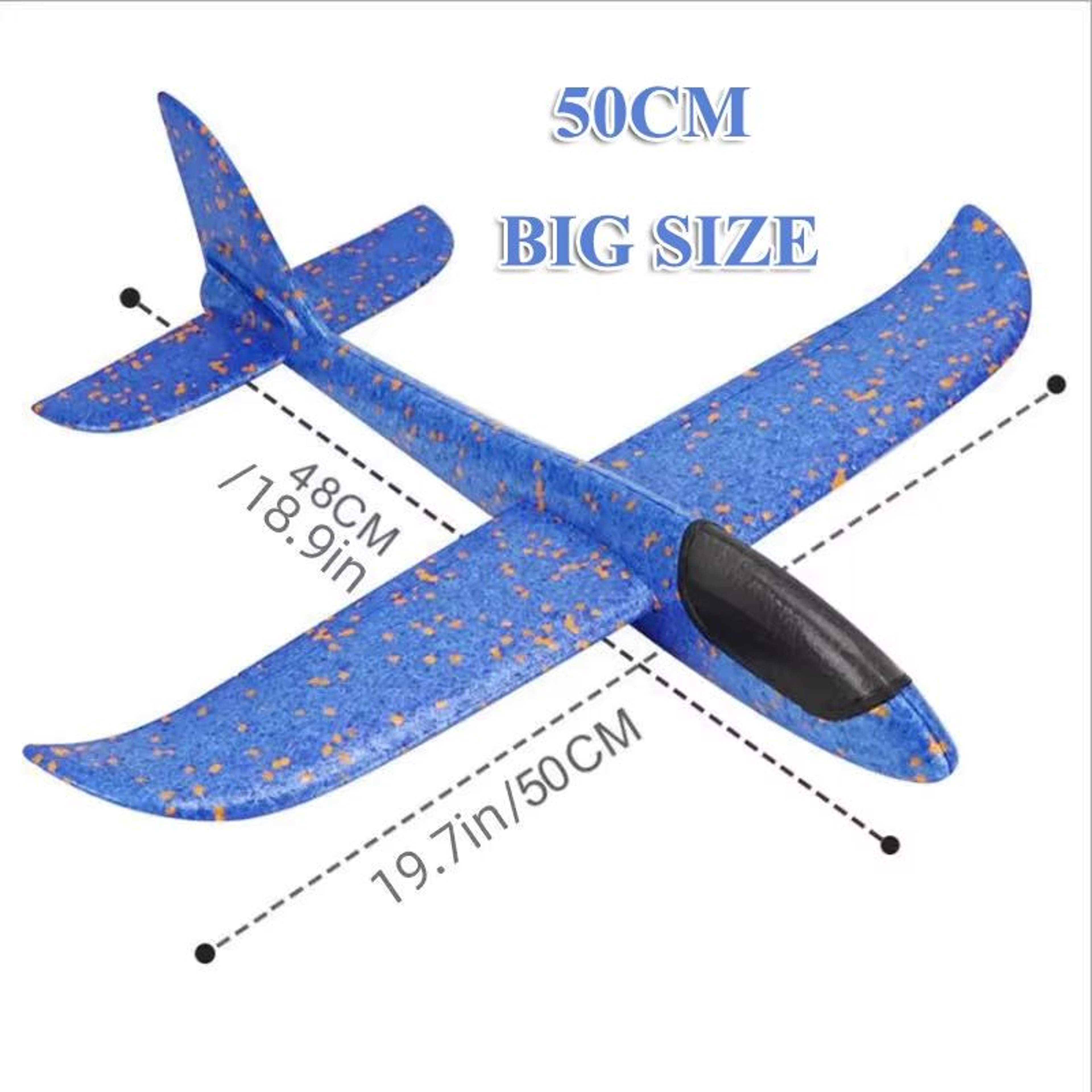 Large Foam Hand Throw Glider Airplane For Outdoor Flying Fun 5