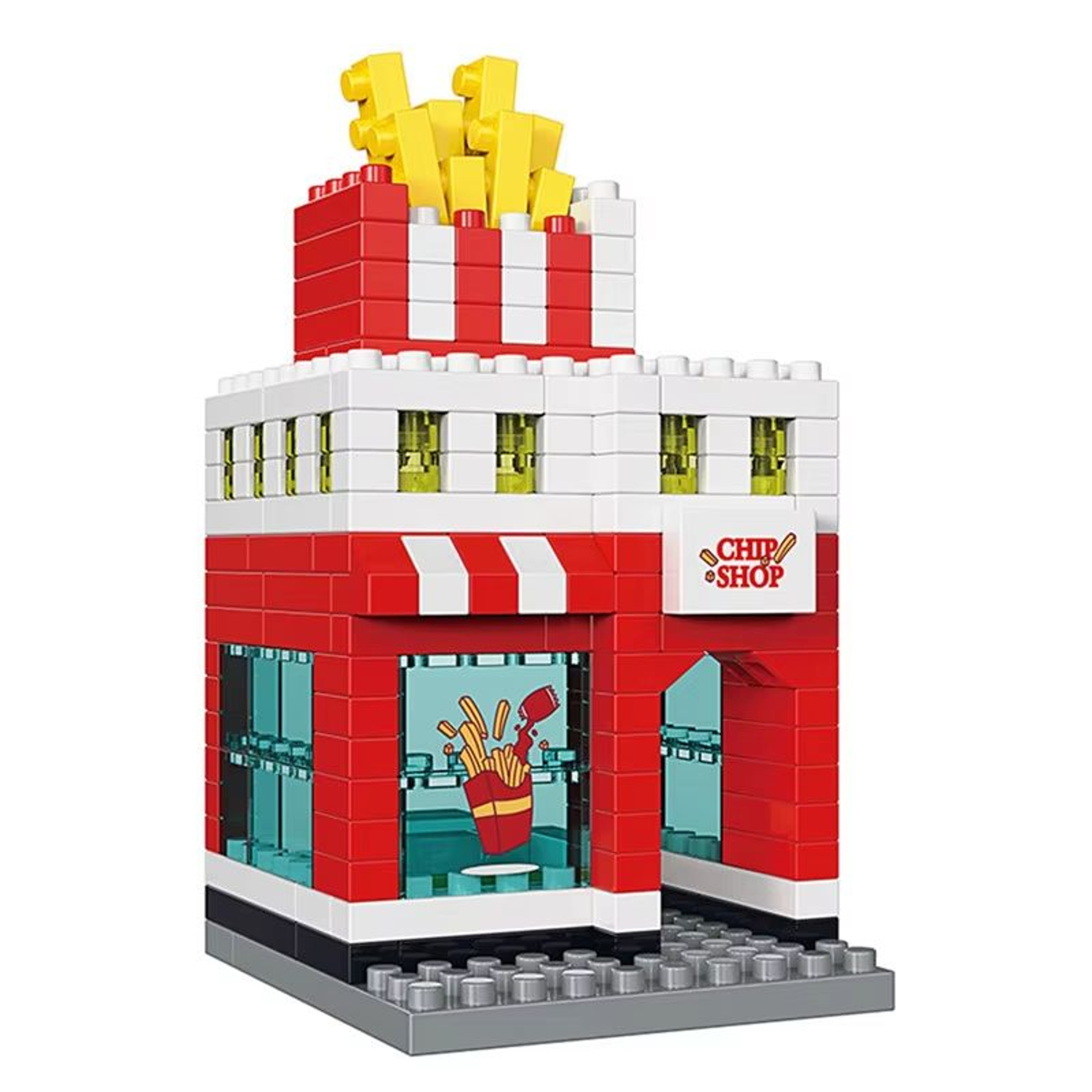 Mini City Street View 3D Building Block Set 2