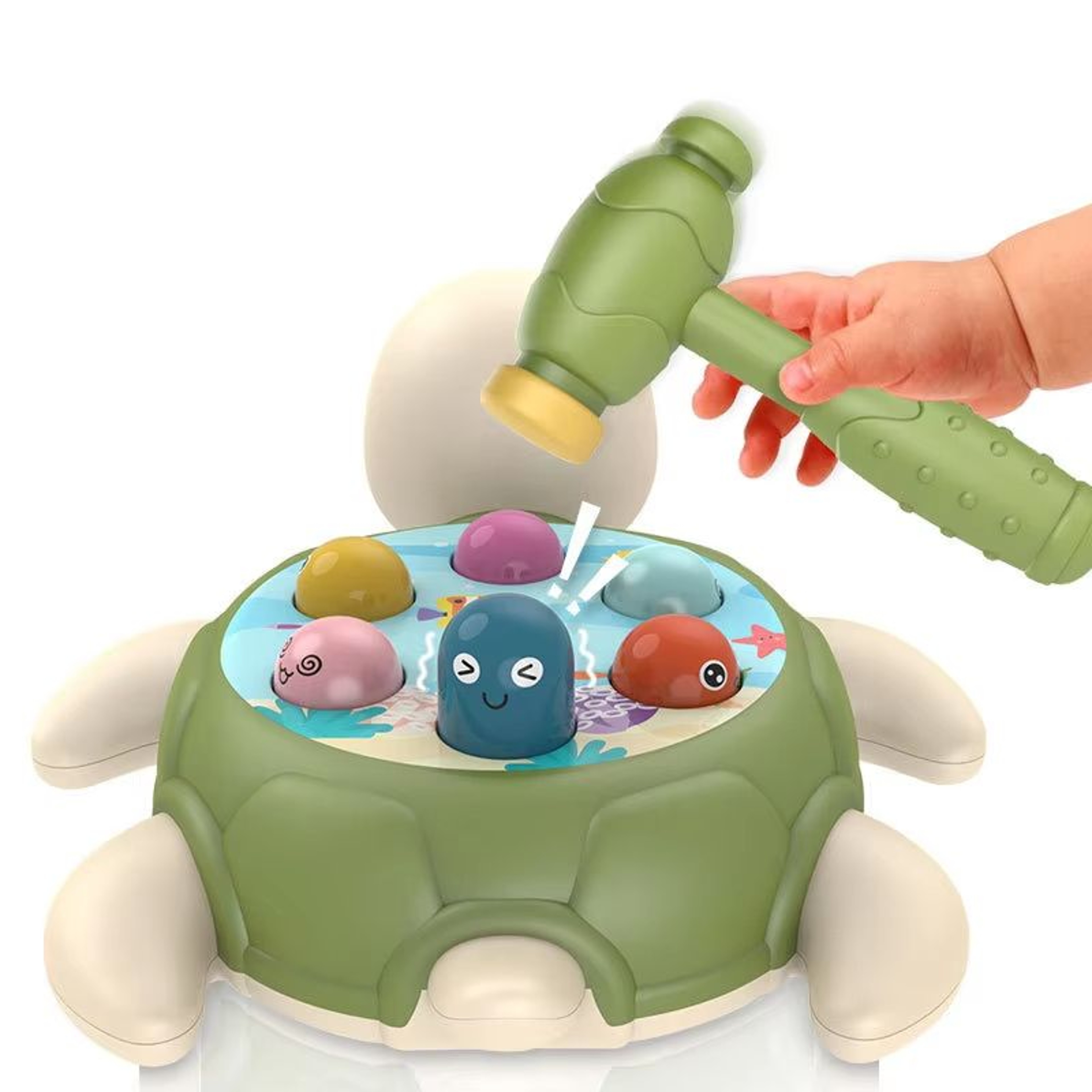 Turtle Montessori Baby Hammer  Puzzle Toy 0