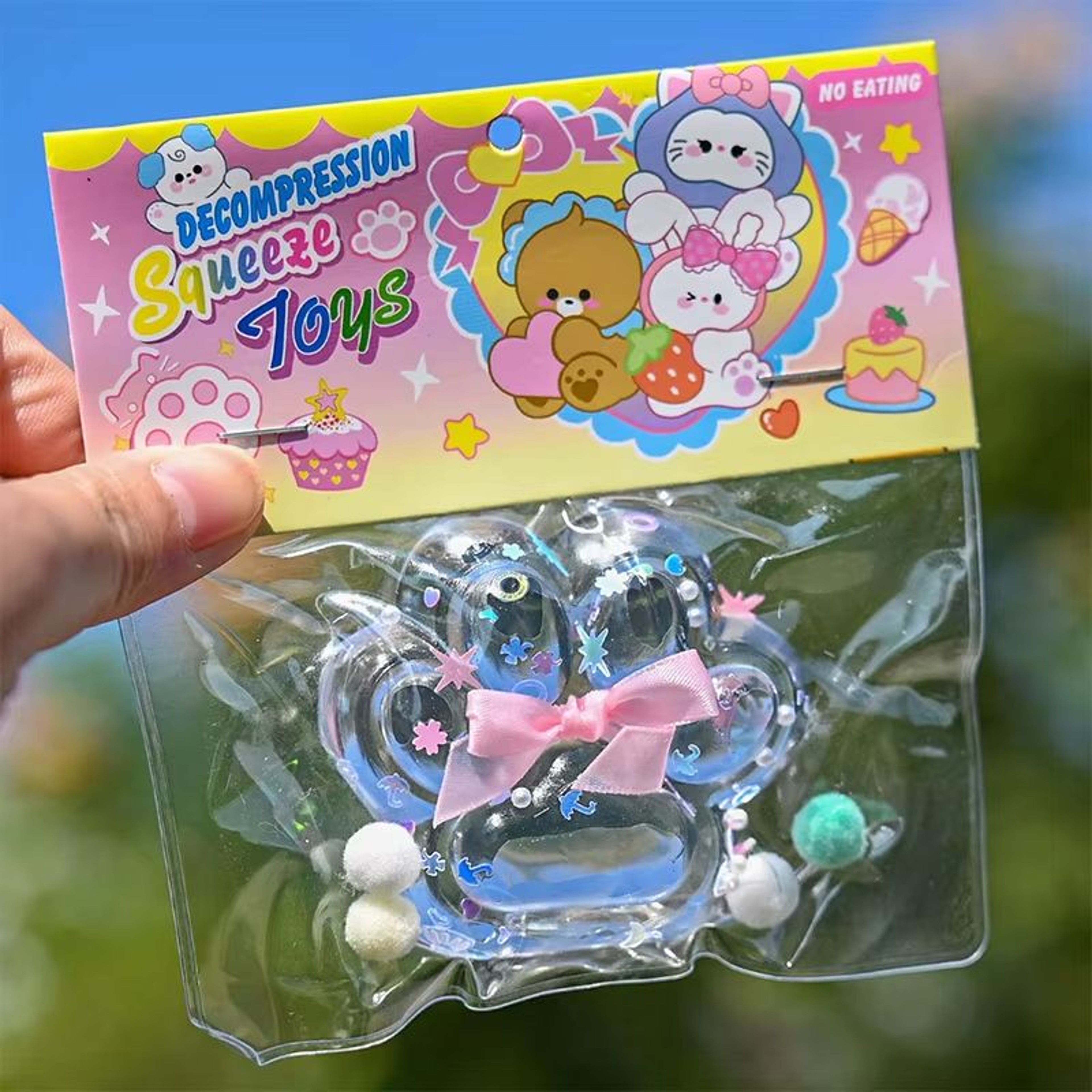 Kawaii Taba Cat Paw Plush Fidget Squeeze Toy 15