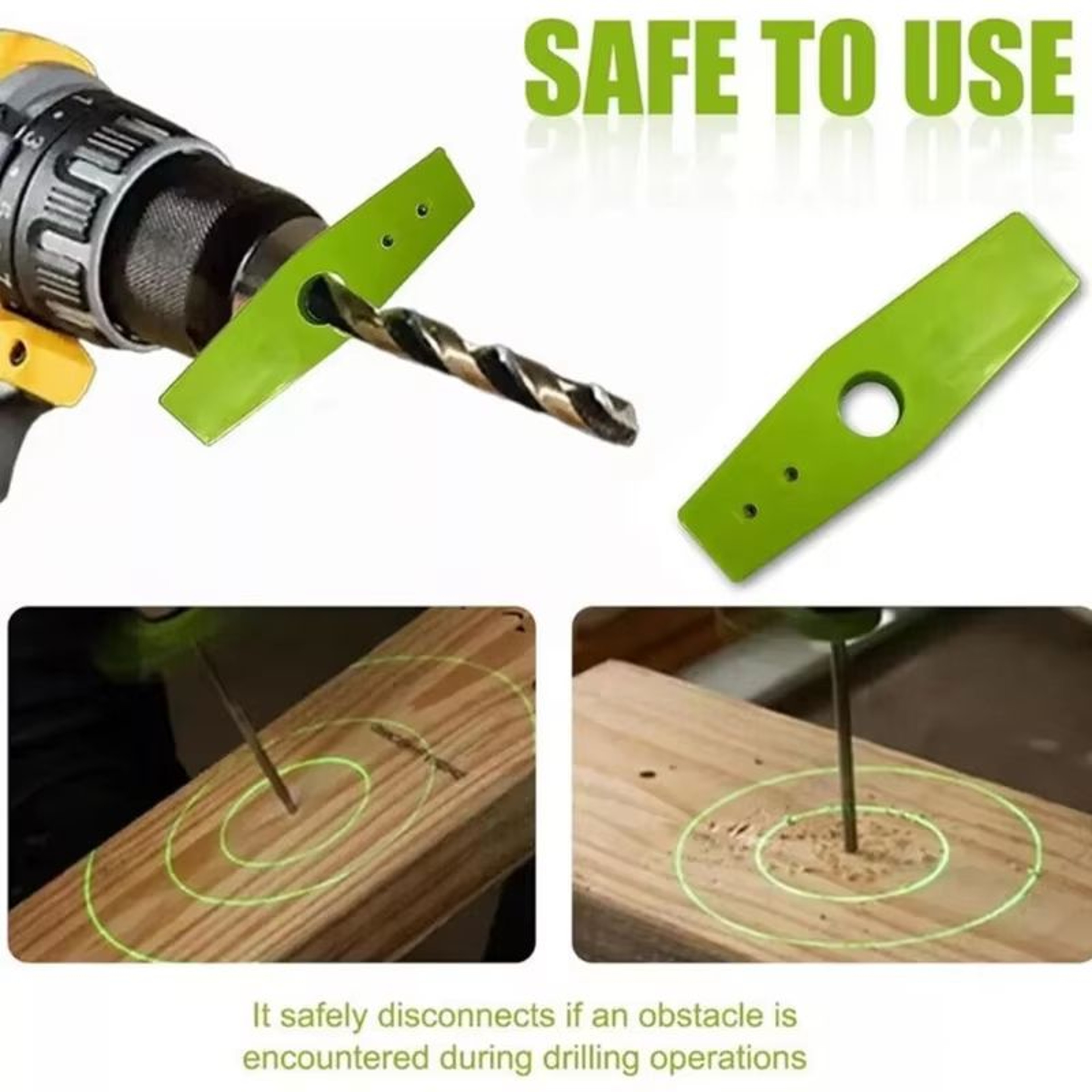 Precision Plastic Drill Hole Locator With Light Guide 2