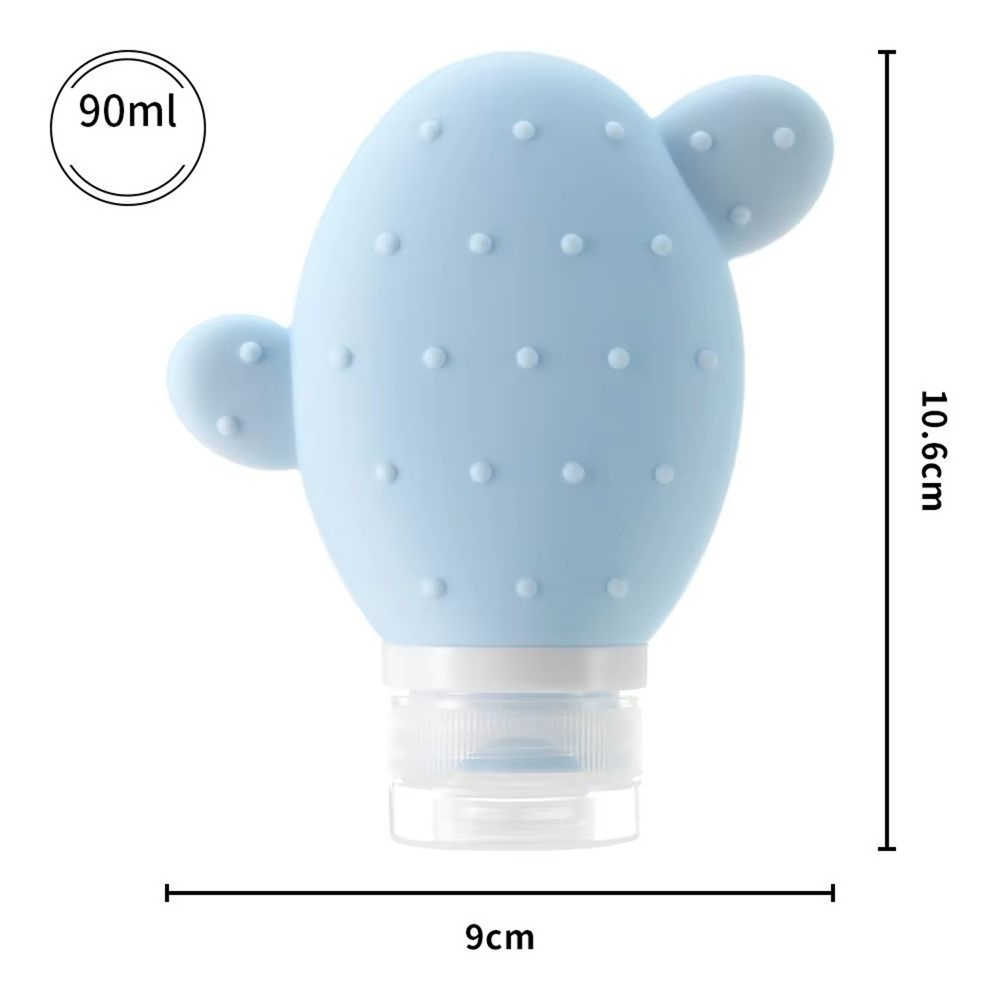 Silicone Leakproof Travel Bottles For Shampoo Lotion And Body Wash 6