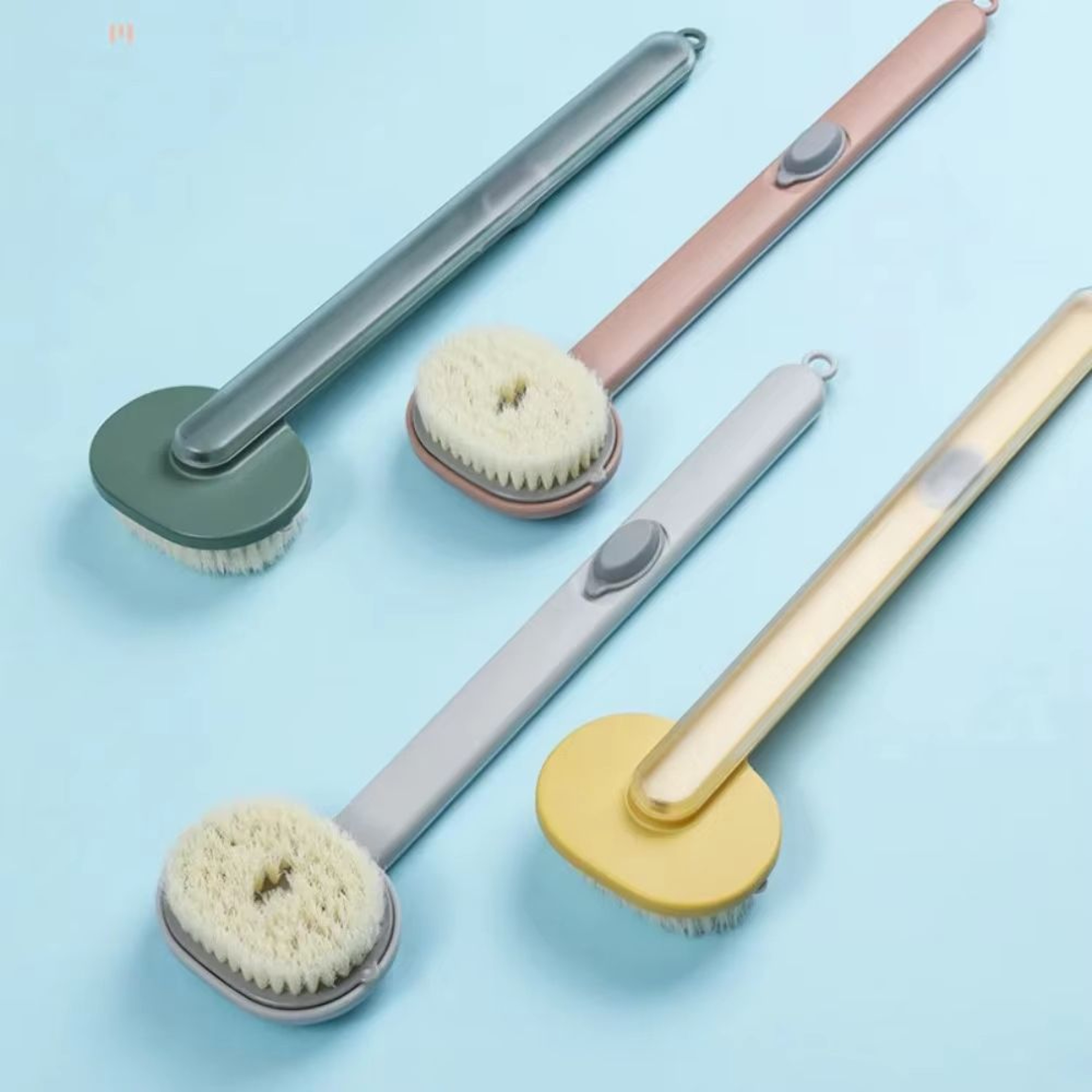 LongHandle Bath Body Brush For Deep Cleansing And Exfoliation 4