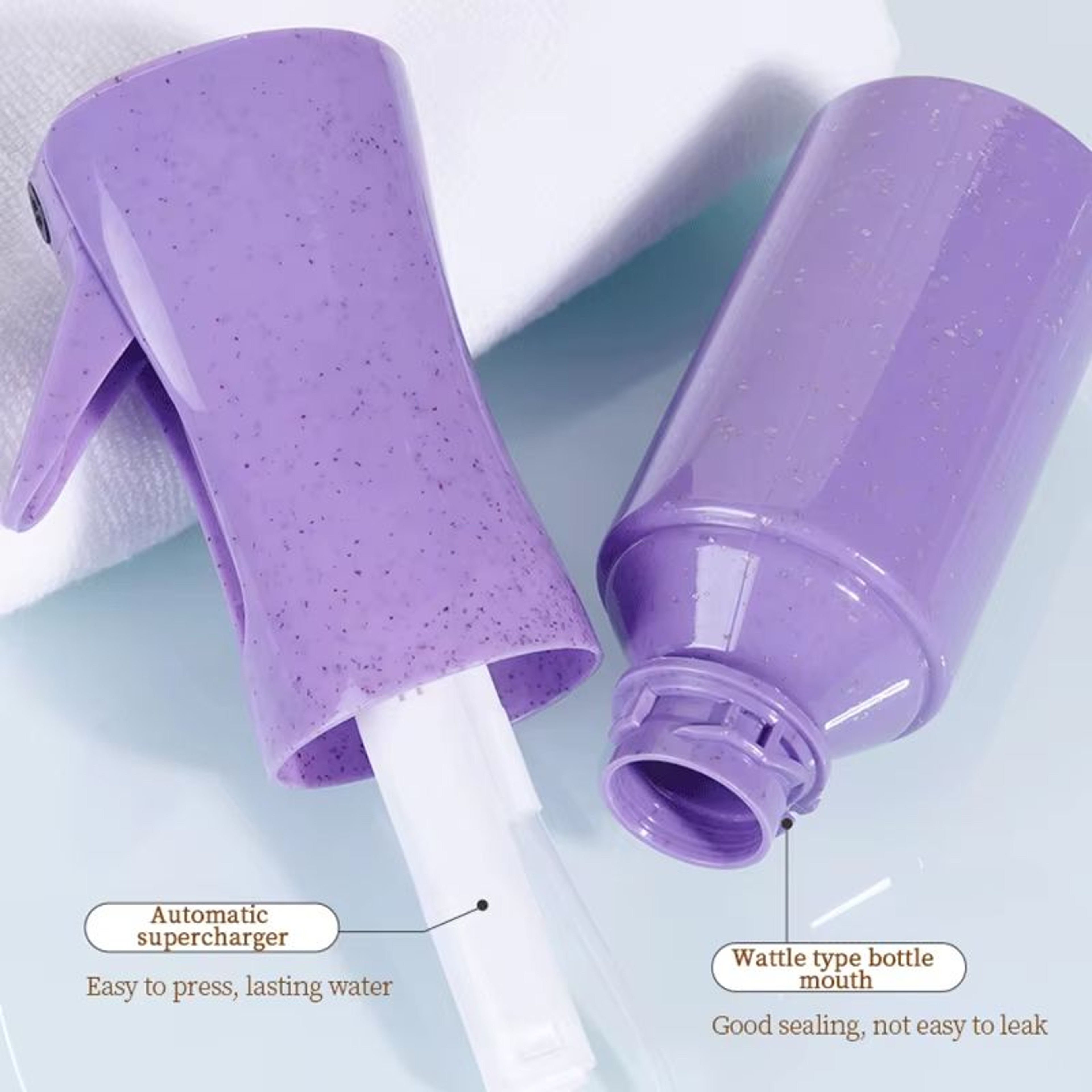 Eco Wheat Straw 200 Ml Refillable Hair Mist Spray Bottle 2