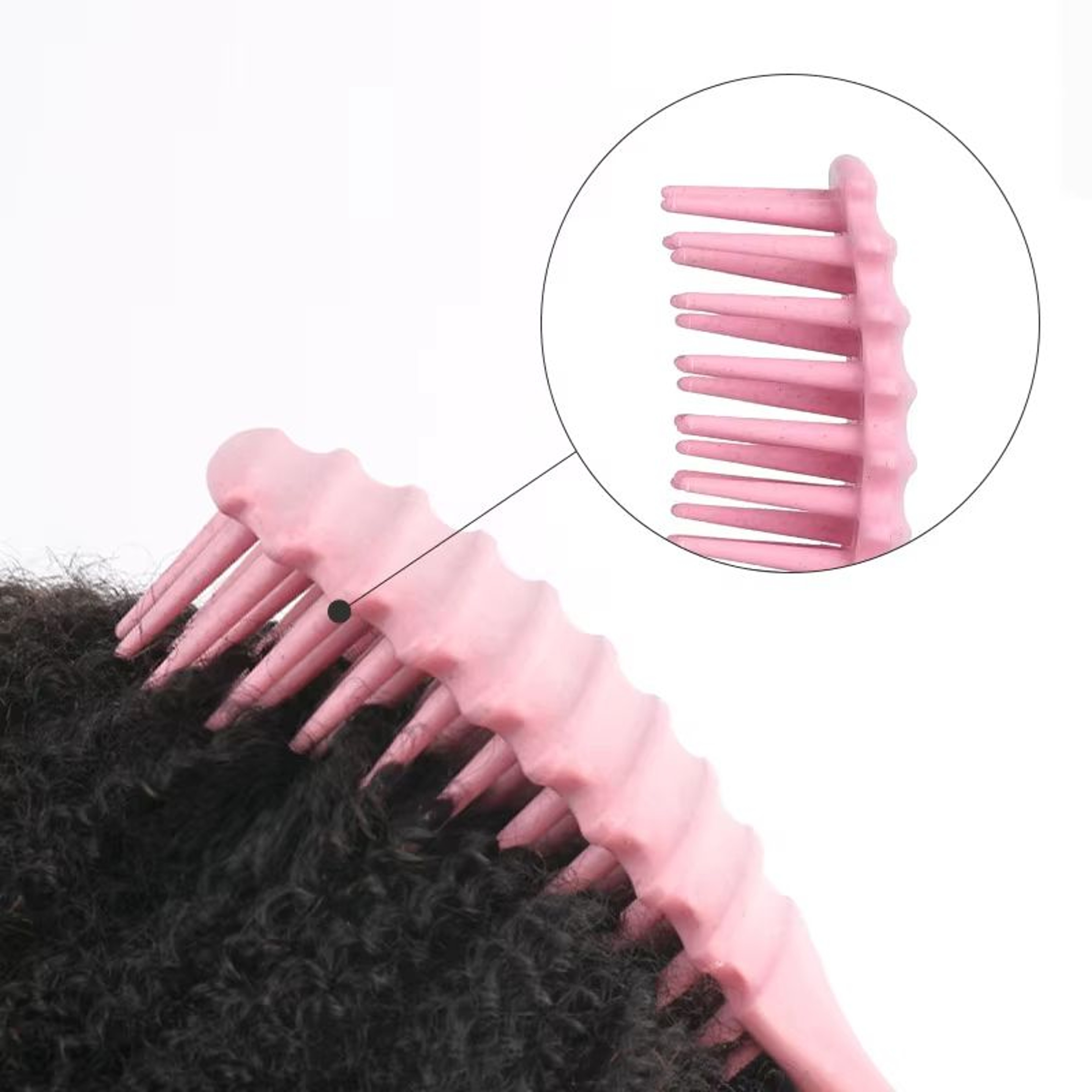 Curly Care 3 In 1 Detangling And Curl Defining Brush 2