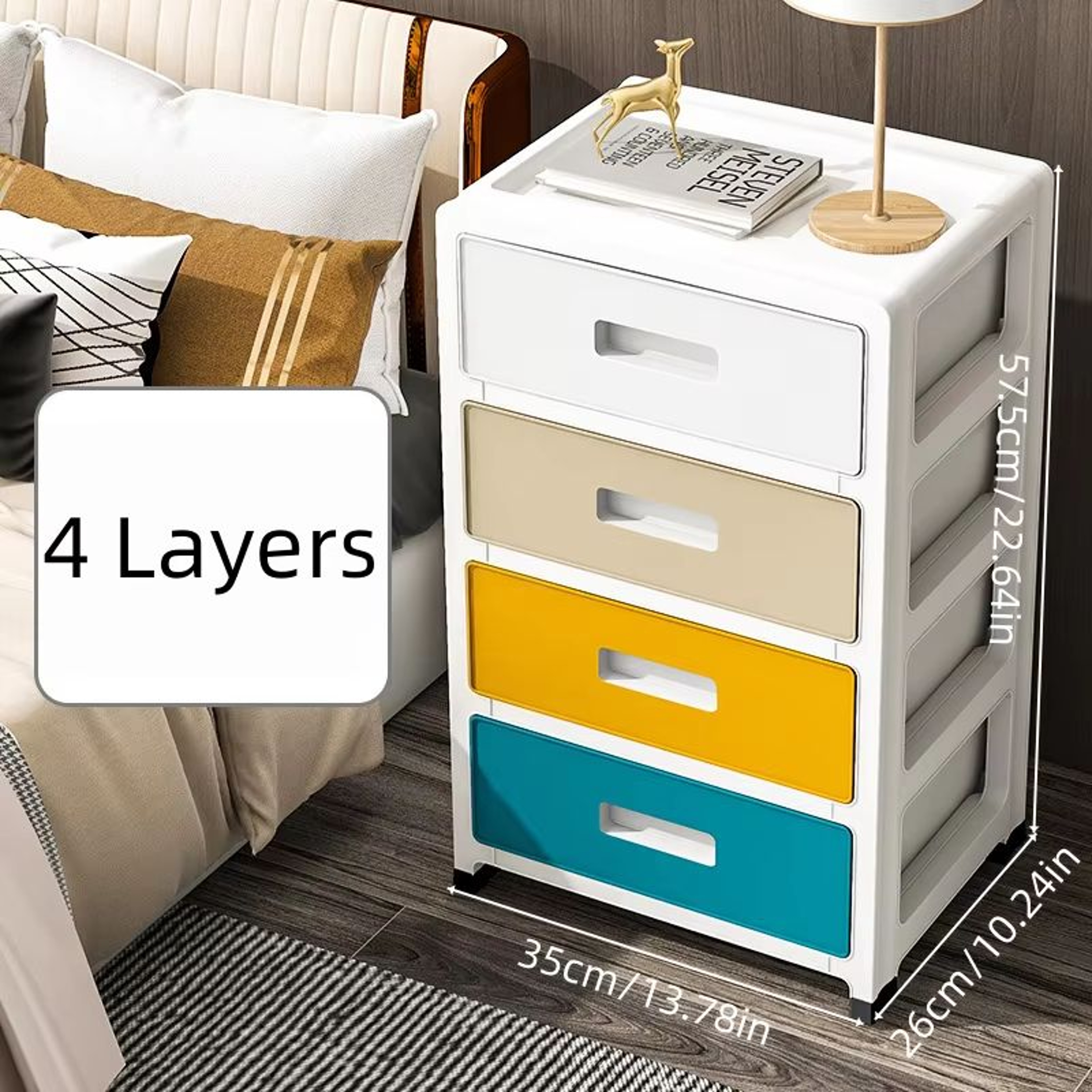 36 Tier Large Capacity Storage Cabinet Space Saving Organizer For Living Room Bedroom And Study 9
