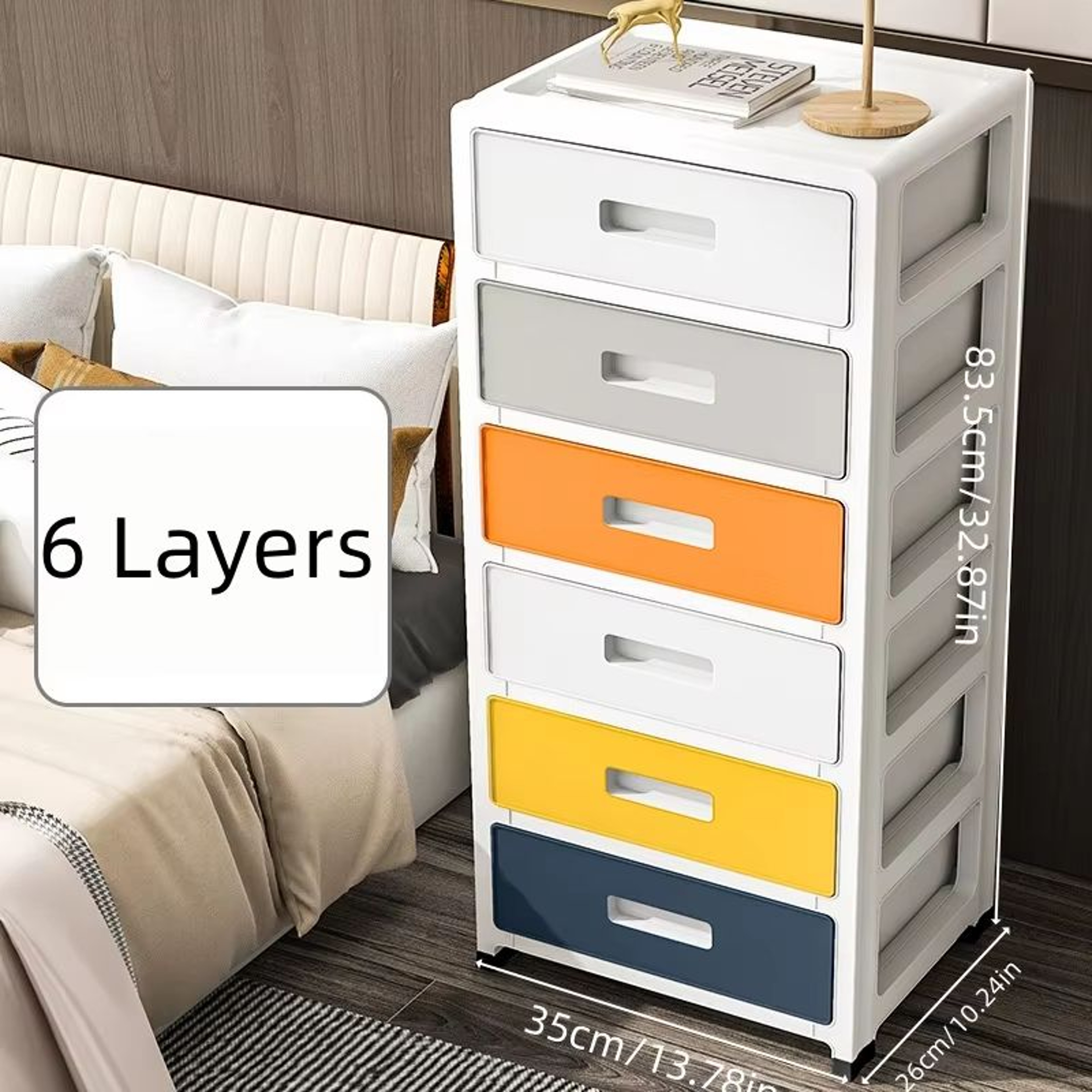 36 Tier Large Capacity Storage Cabinet Space Saving Organizer For Living Room Bedroom And Study 19