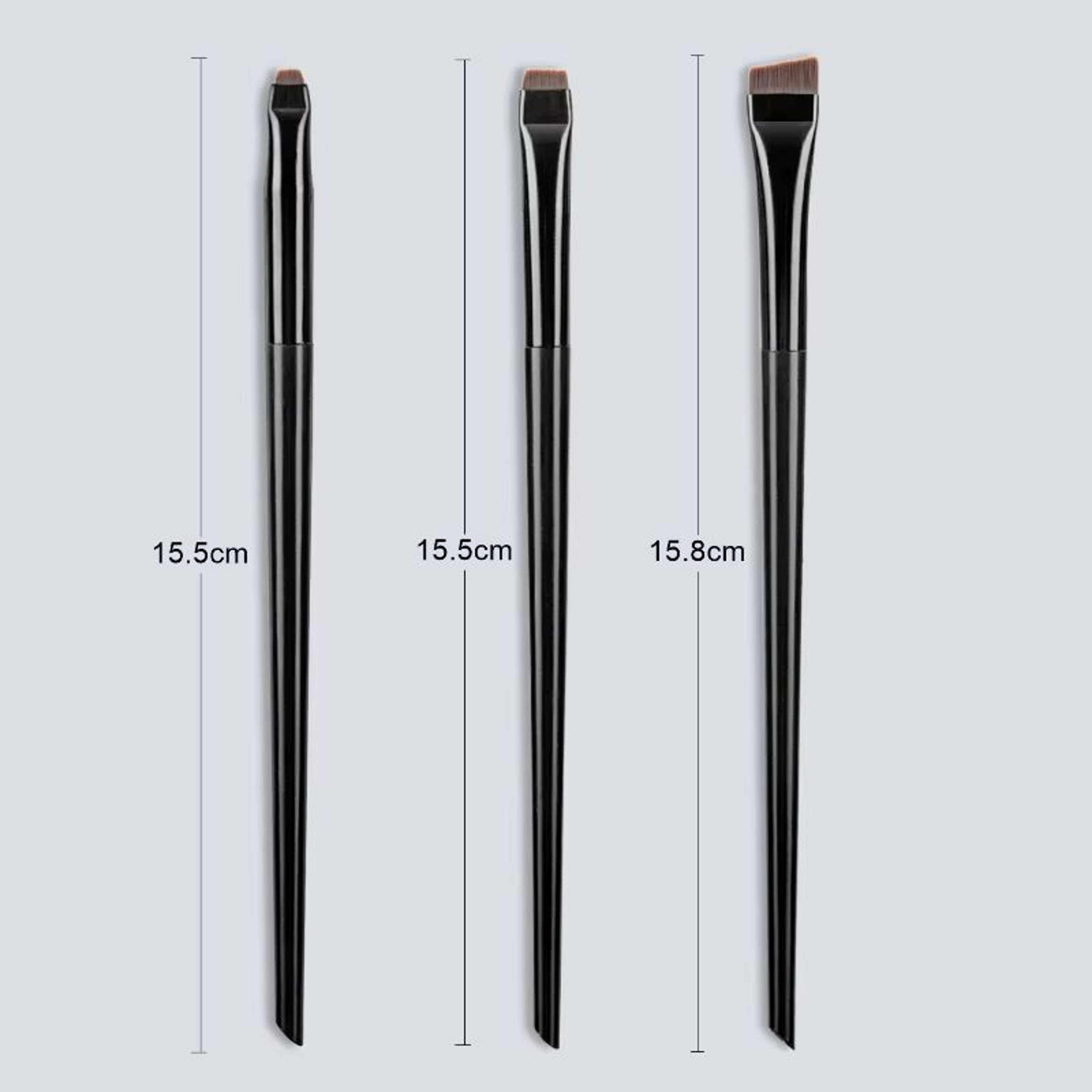 Karsyngirl Flat Fine Eyeliner And Eyebrow Brush Set 5