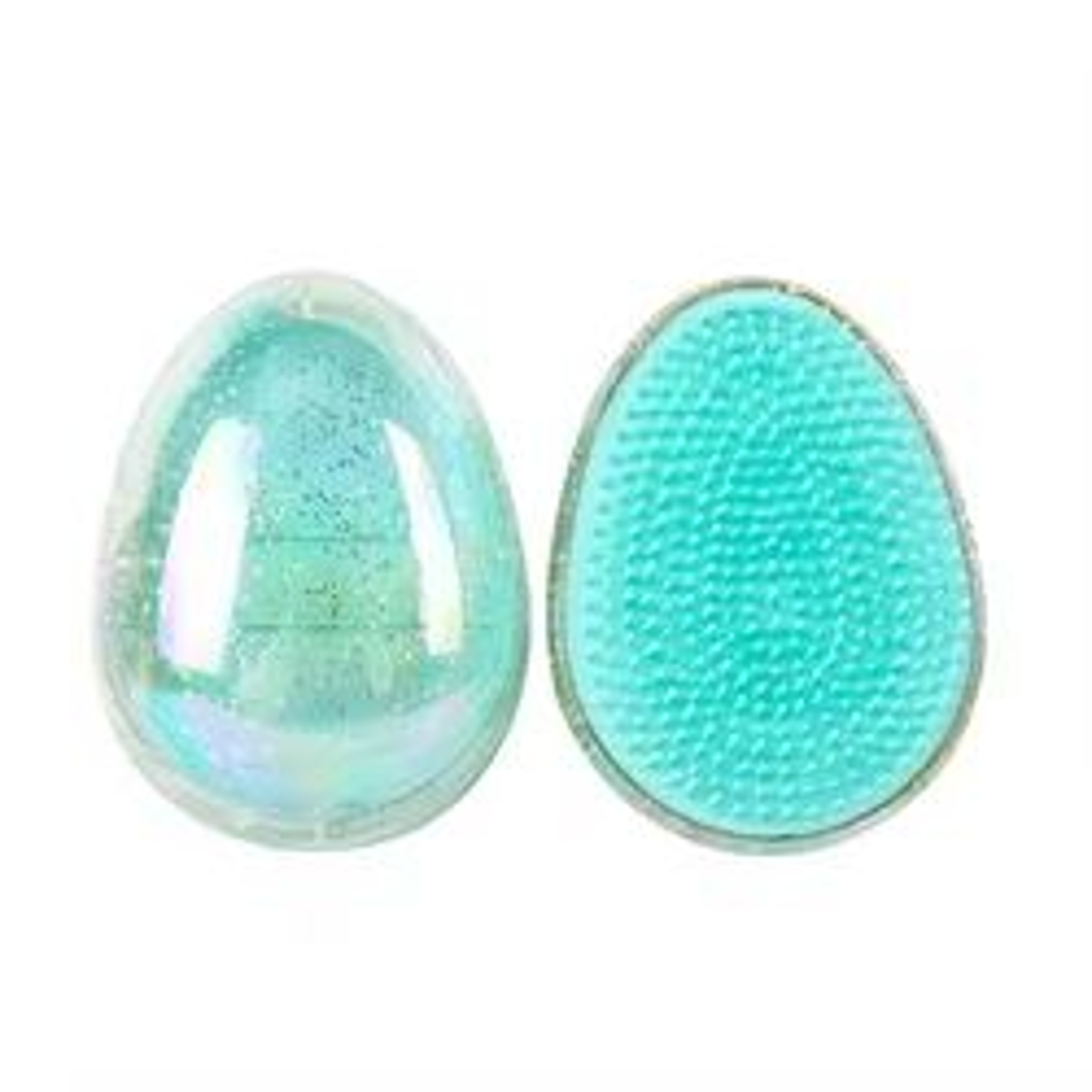 Mini Egg Round Detangling Scalp Massage Travel Hair Brush 10