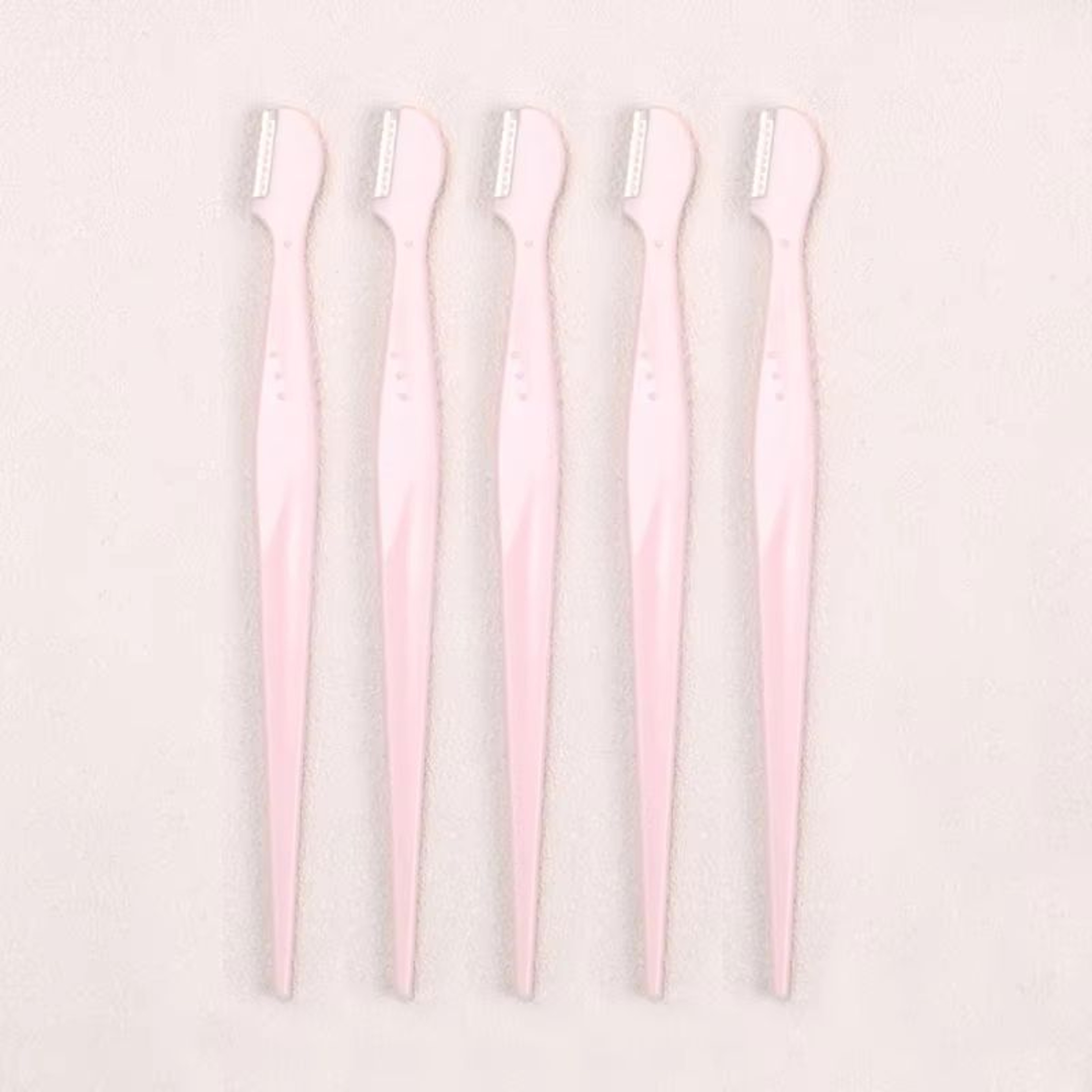 Karsyngirl Straight Handle Round Head Eyebrow Trimmer Set  Gentle AntiScratch Razor For Brows And F 17