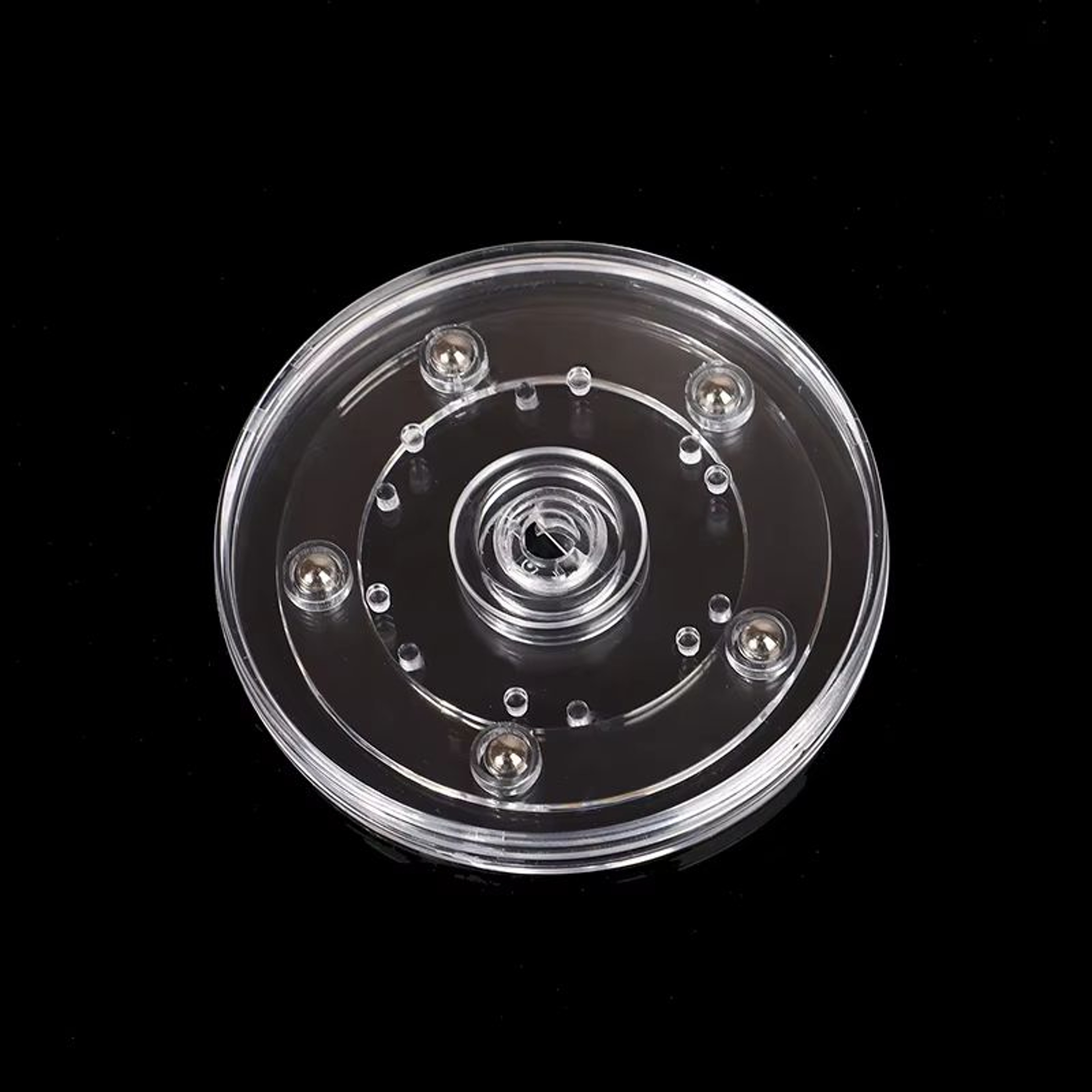 Transparent Acrylic Swivel Cookie Stand Turntable For Decorating Cookies And Desserts 6