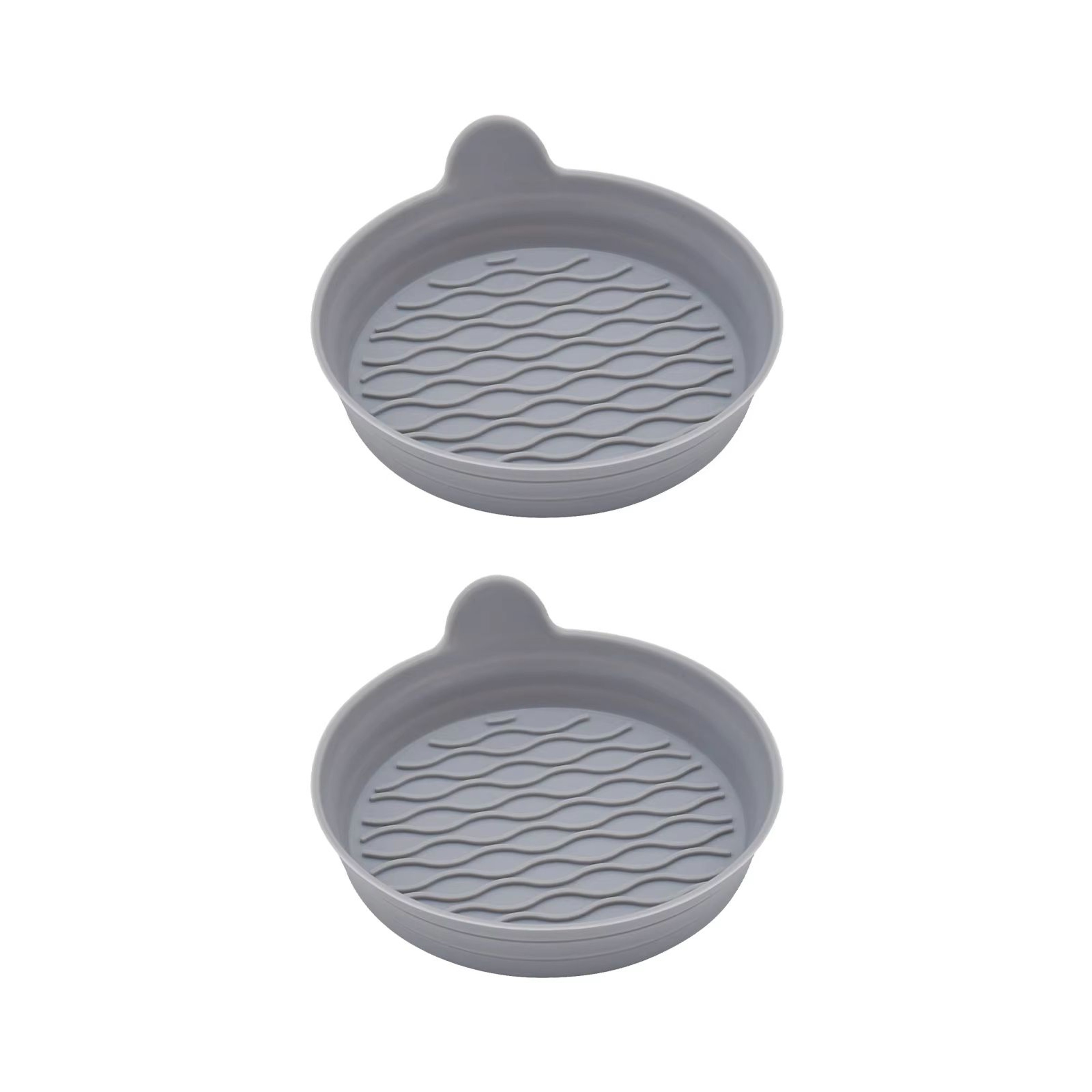 Silicone Car Coasters 2Pack  NonSlip Bling Cup Holder Inserts For Car Interior Accessories 8