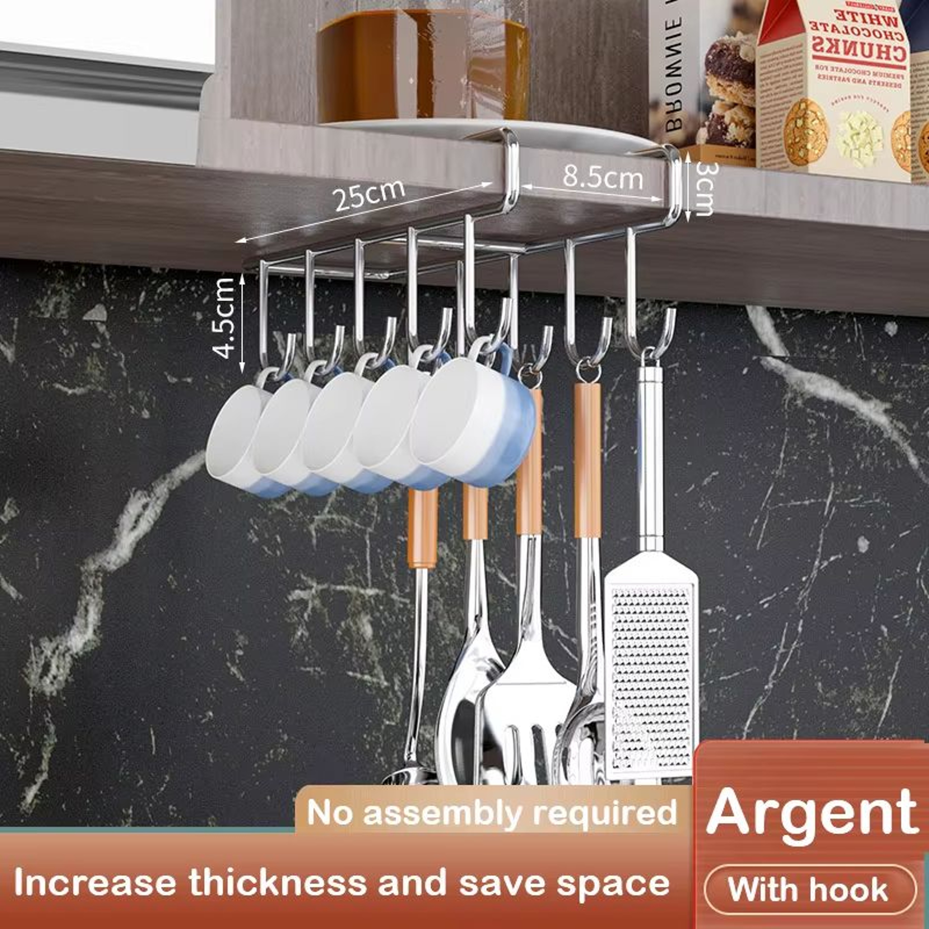 UnderCabinet Basket Storage Shelf  Cutting Board Rack For Kitchen  Home Organisers 2