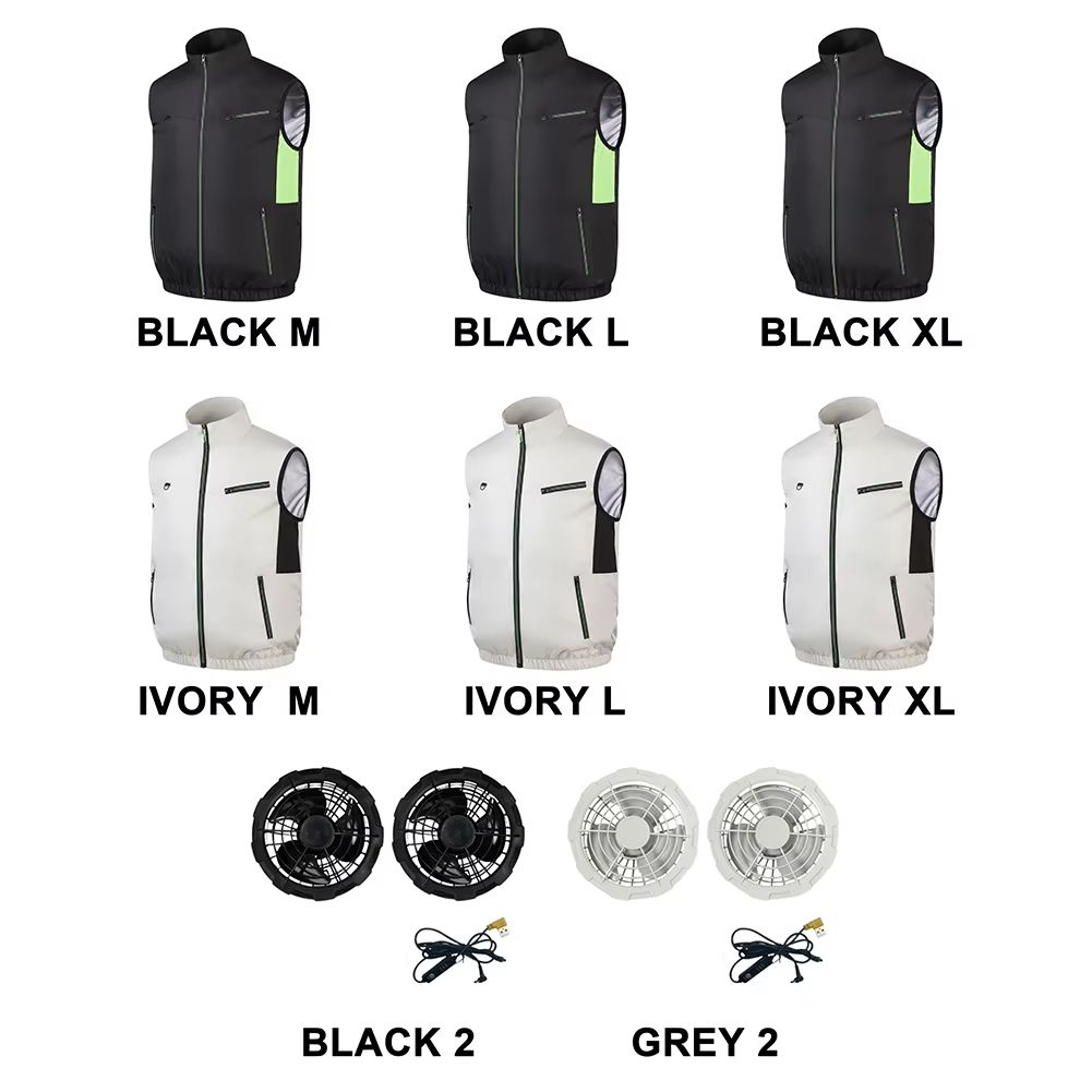 Wearable Cooling Vest With Dual Ice Fans For Outdoor Work And Extreme Heat 1