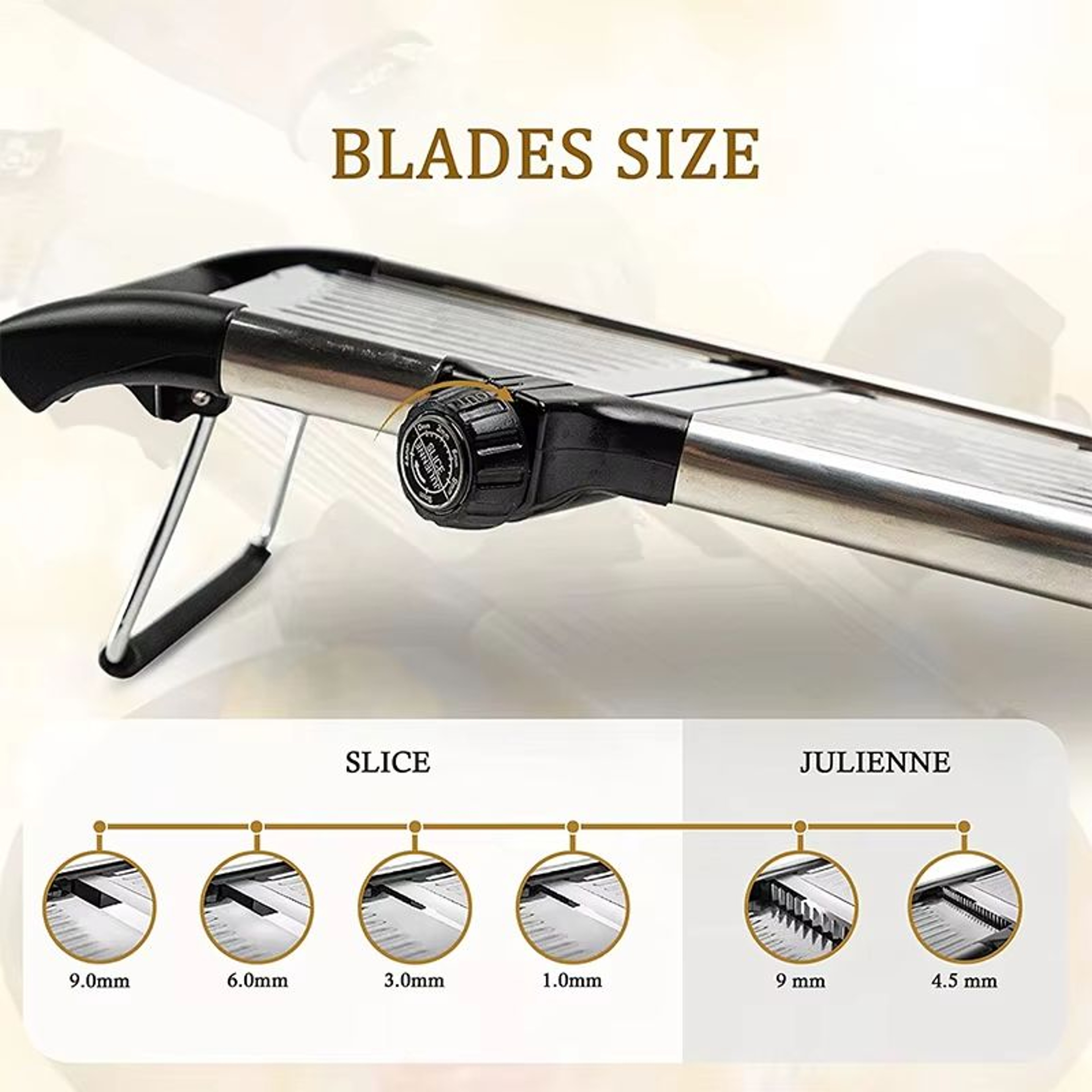 Adjustable Stainless Steel Mandoline Vegetable Slicer For Fast And Precise Food Prep 1