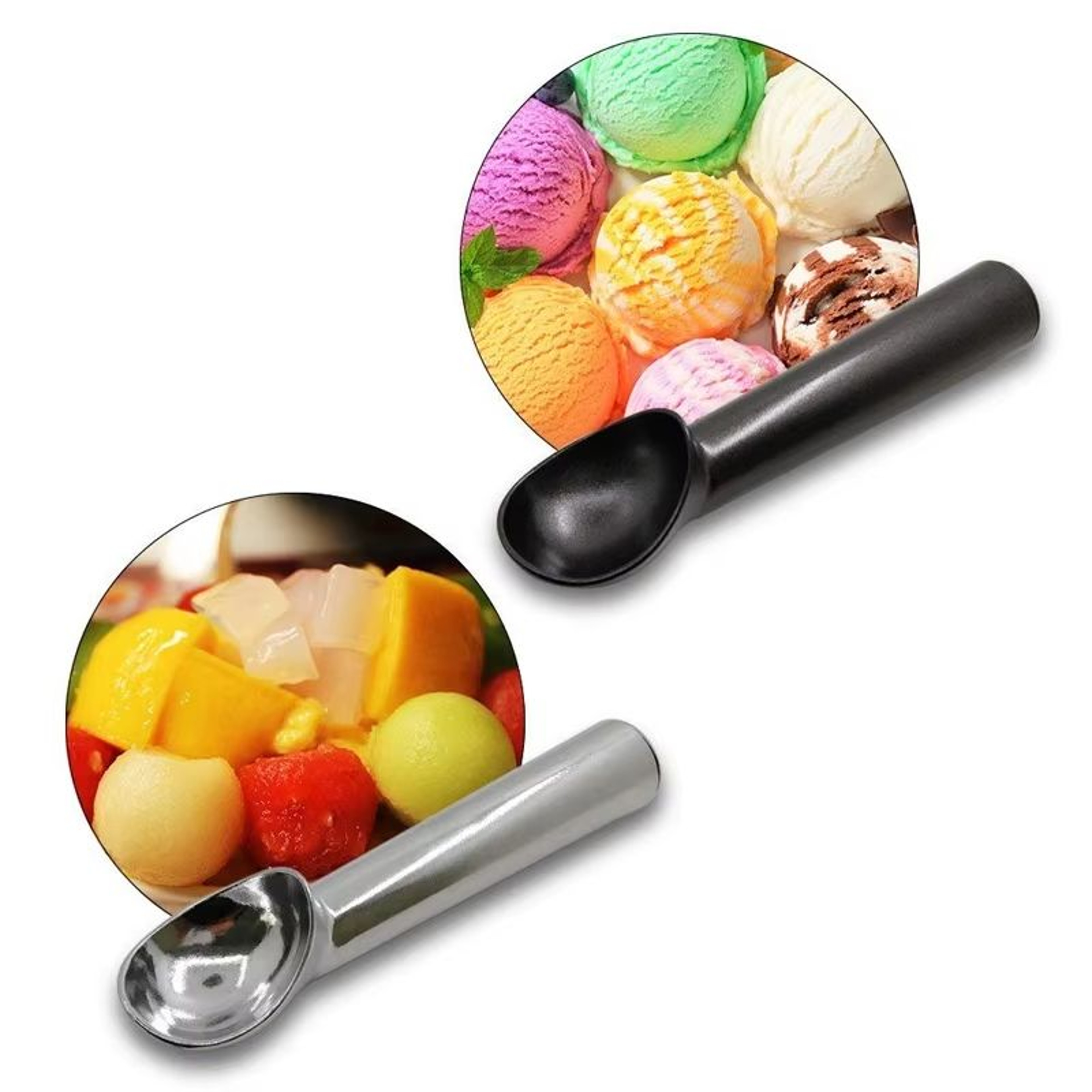 LMETJMA Nonstick Aluminum Ice Cream Scoop For Smooth And Effortless Serving 1
