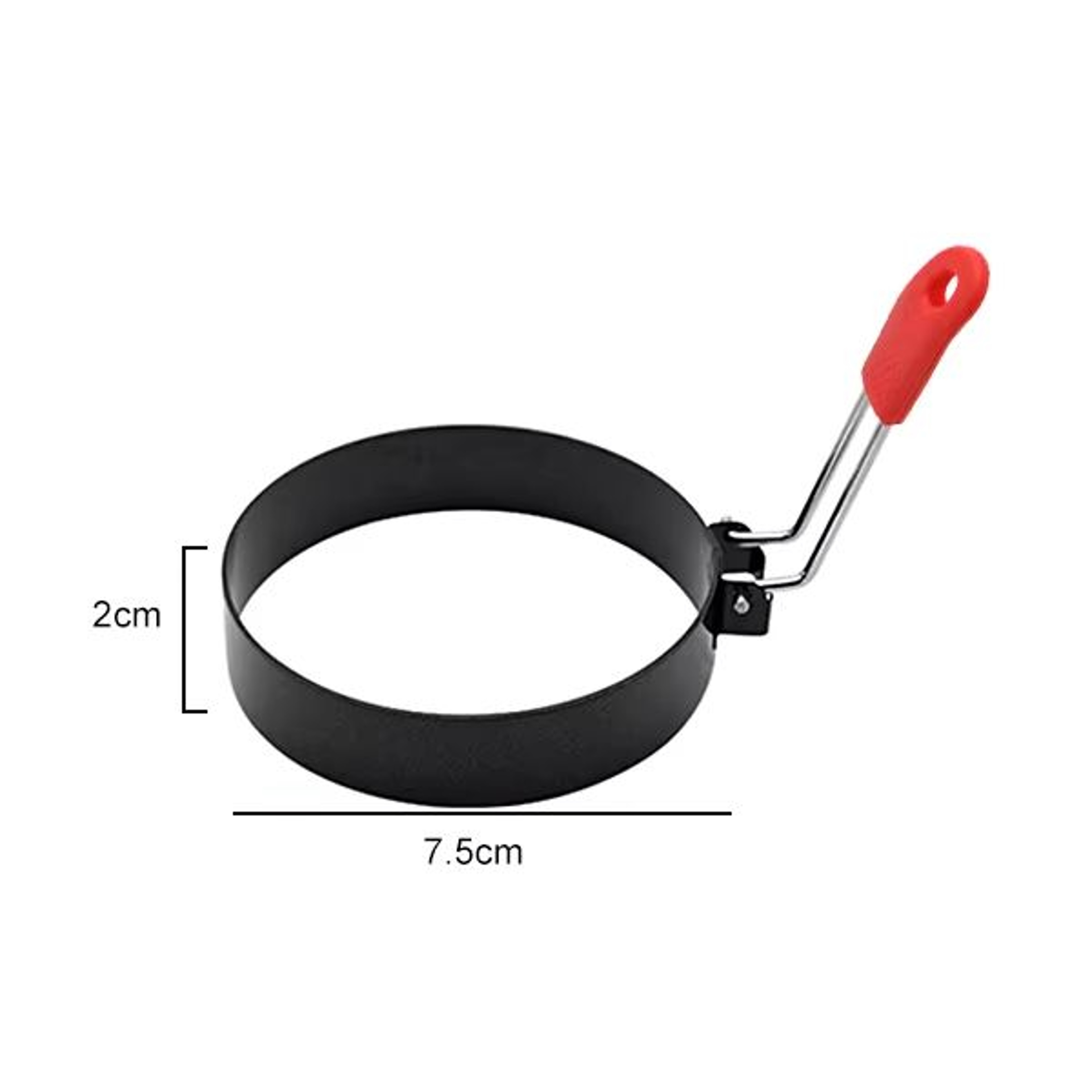 Professional Stainless Steel Egg Frying Ring For Perfect Round Eggs And Pancakes 9