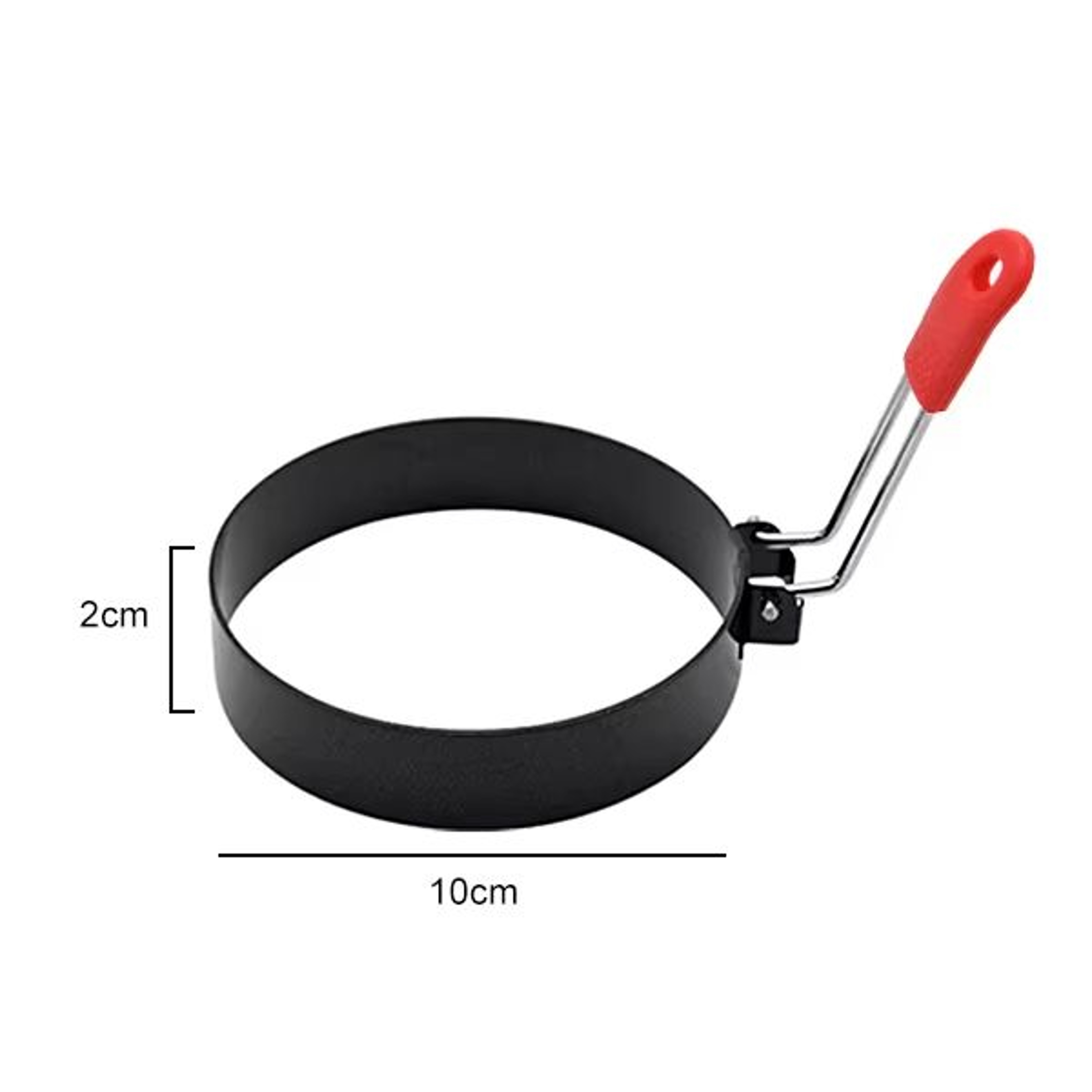 Professional Stainless Steel Egg Frying Ring For Perfect Round Eggs And Pancakes 11