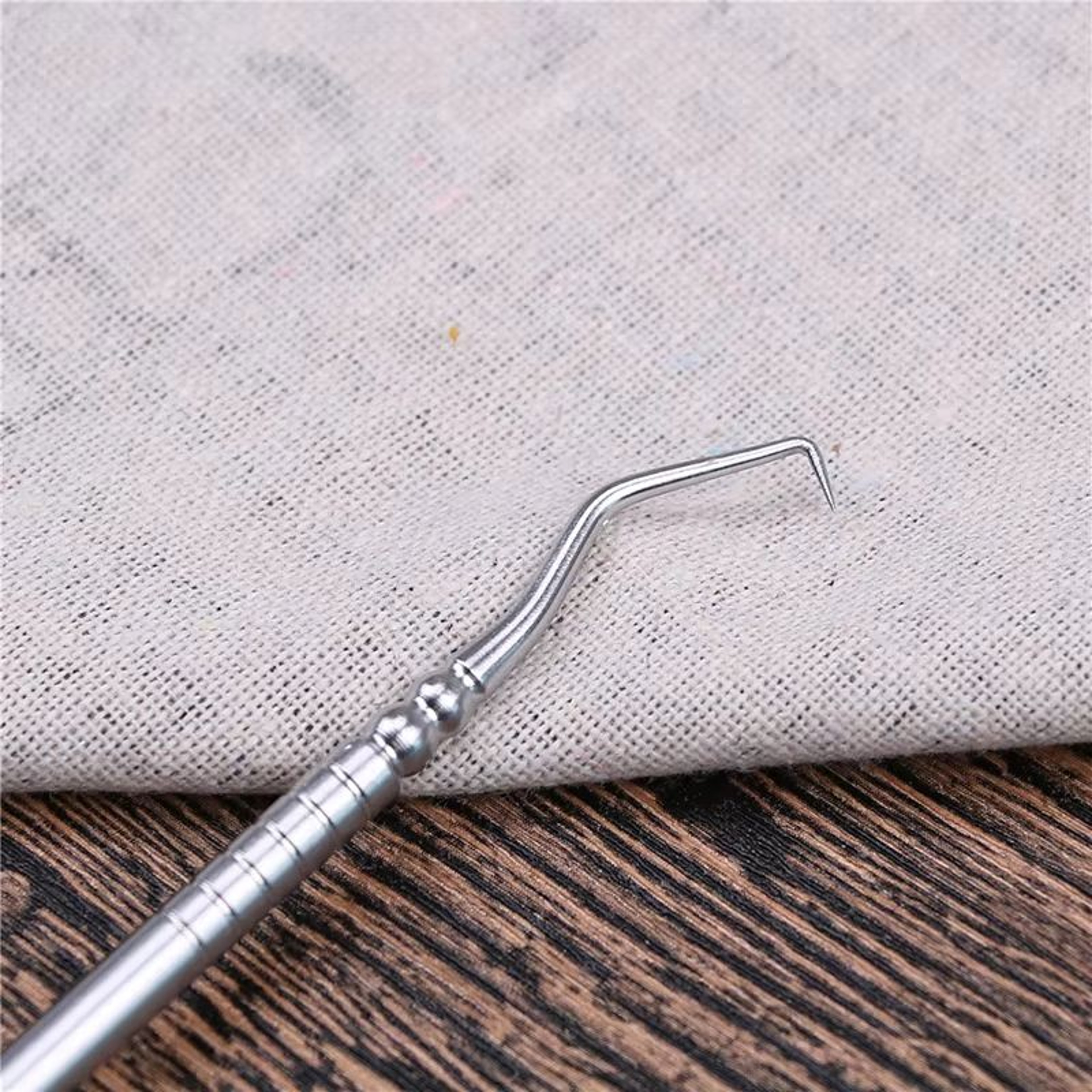 Stainless Steel Double End Dental Explorer Probe Professional Teeth Cleaning Tool 4