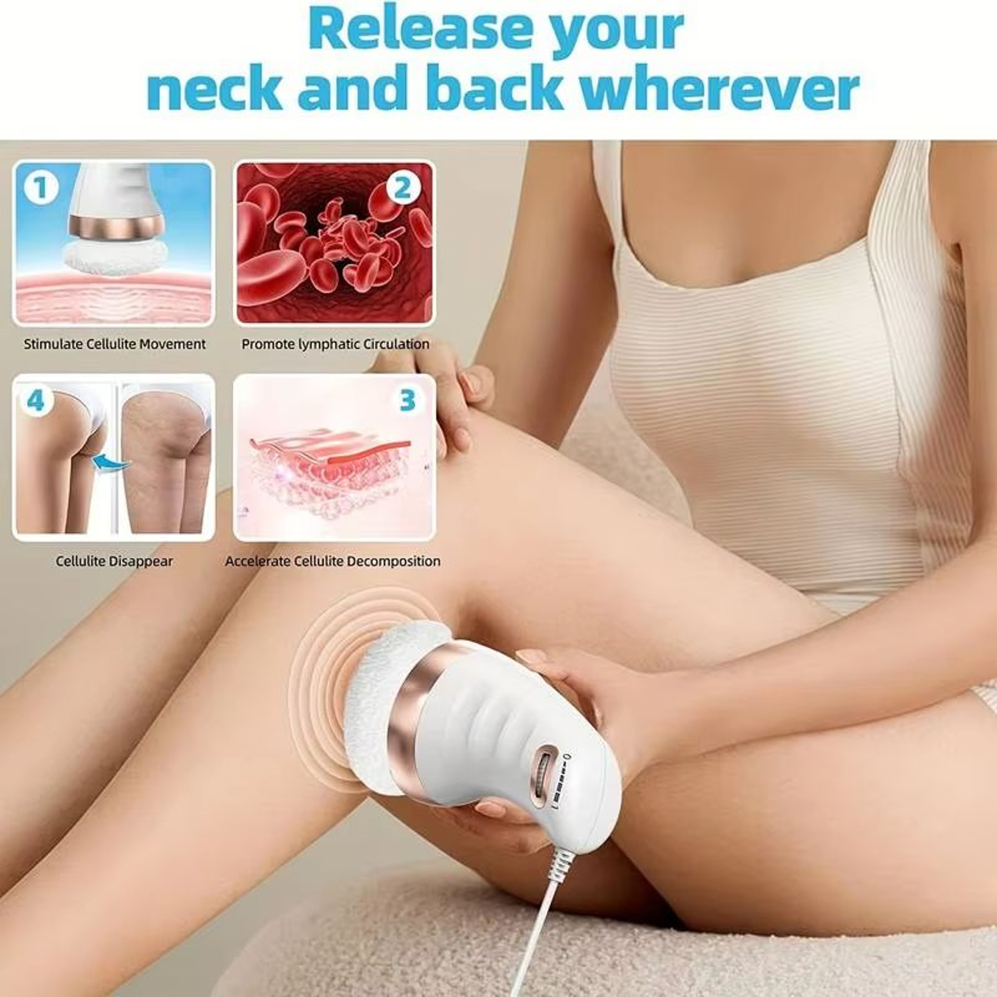 Handheld Electric Cellulite Massager Body Slim Sculpting Machine For Skin Firming And Shaping 5