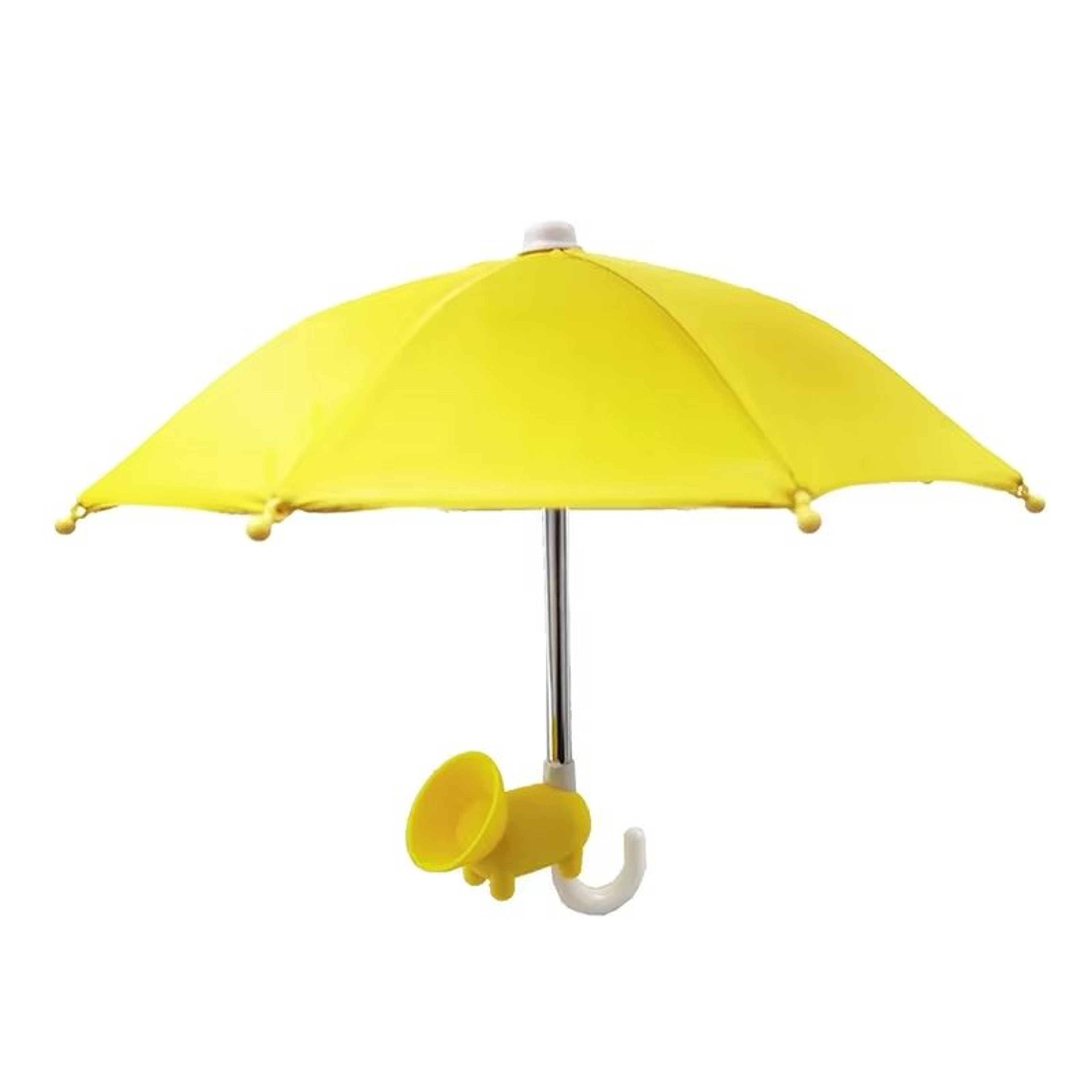 Mini Phone Sunshade Umbrella With Suction Cup Stand Multi Color Mobile Phone Sun Shield Mount 6