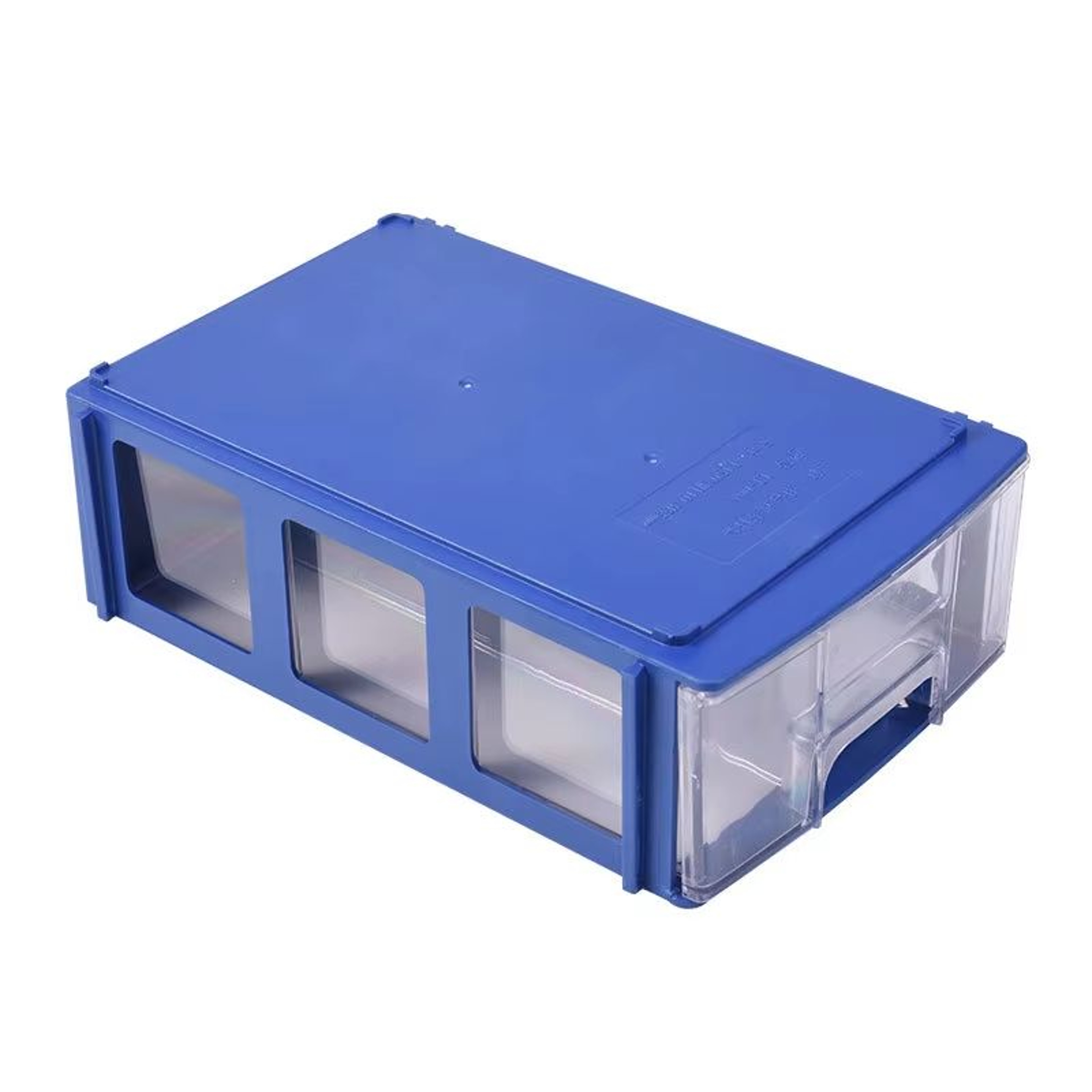 WBBOOMING Plastic Small Parts Storage Boxes Rectangle Organizer For Office And Home Use 2