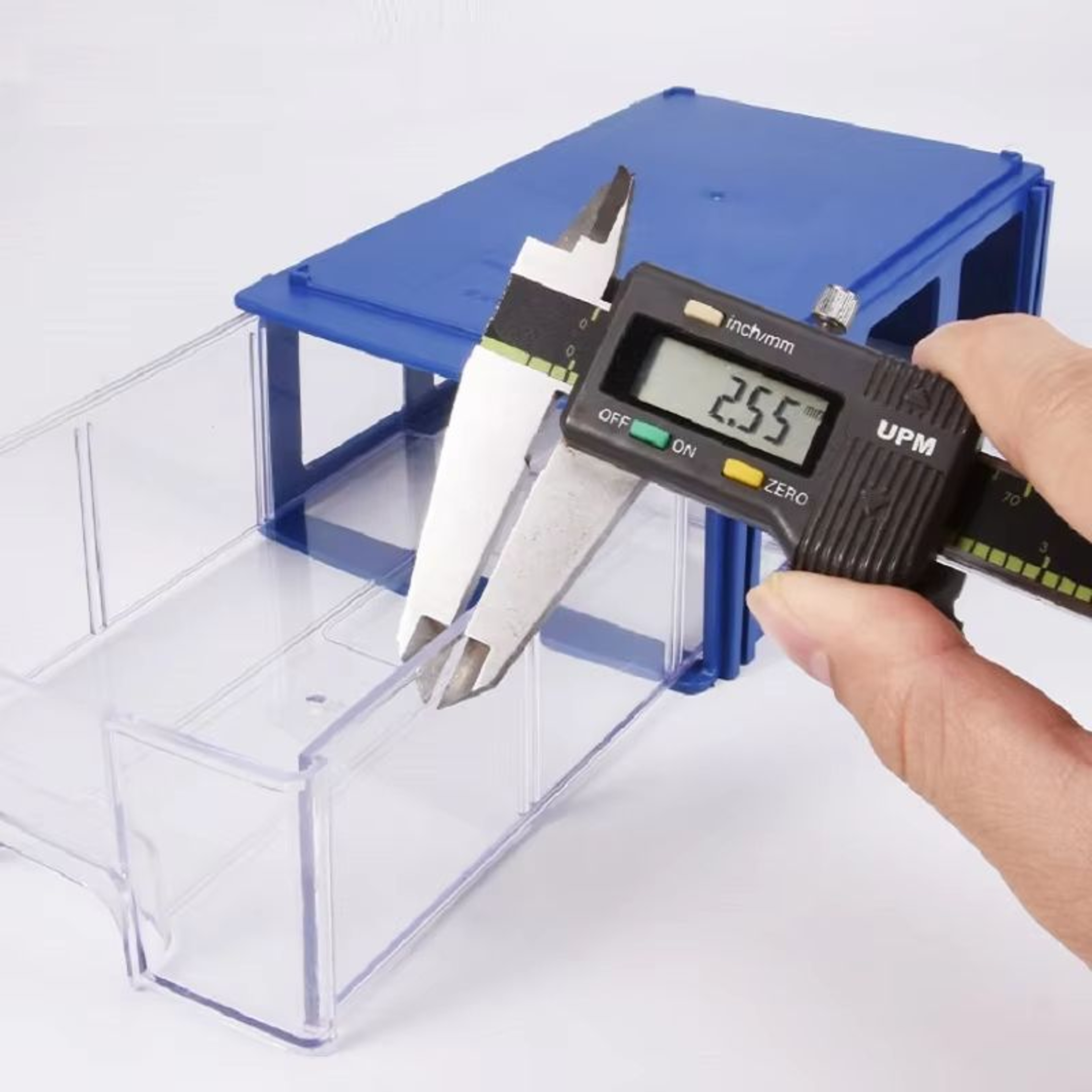 WBBOOMING Plastic Small Parts Storage Boxes Rectangle Organizer For Office And Home Use 4