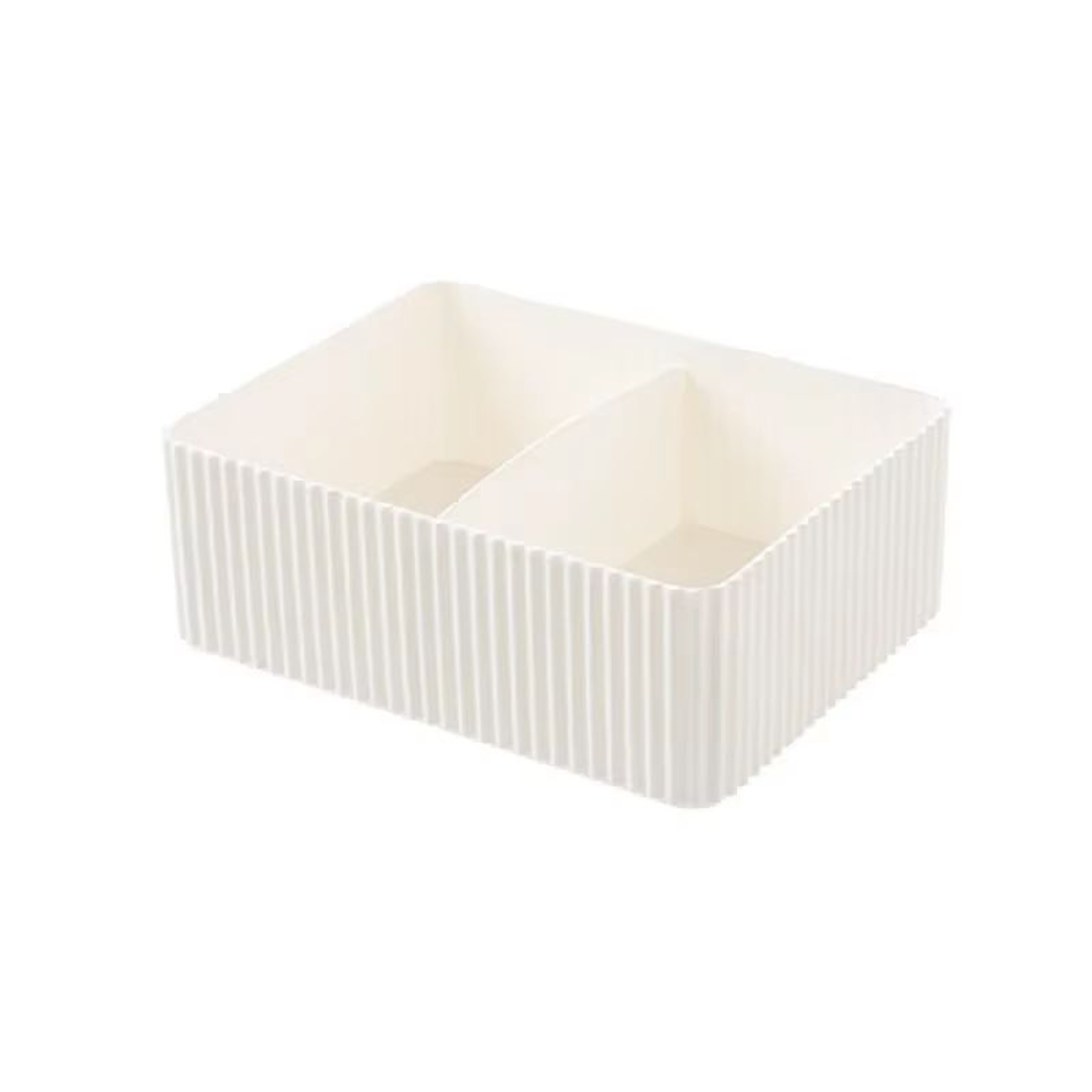 Plastic Grid Desktop Storage Box Organizer For Makeup Office Bathroom And Closet Essentials 7