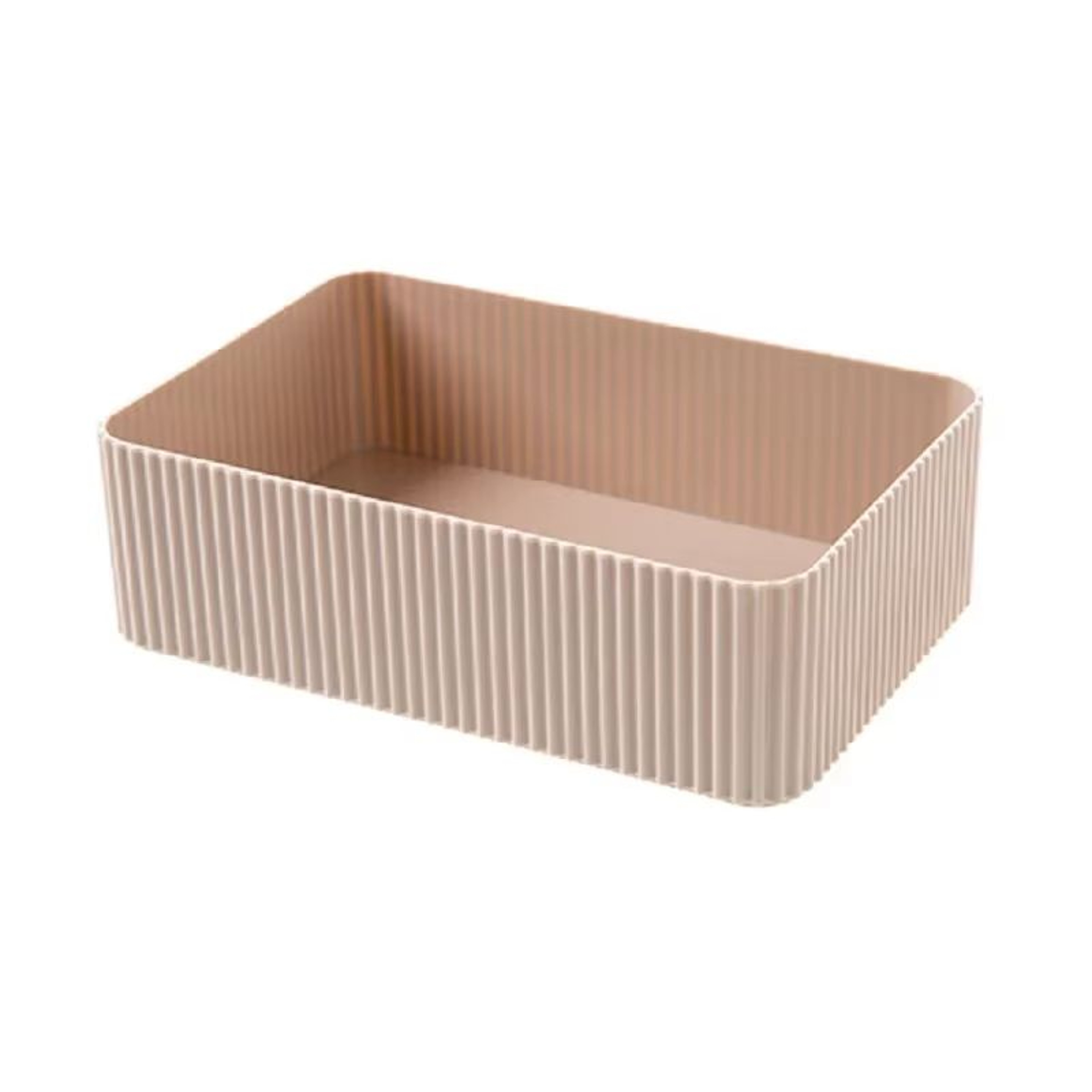 Plastic Grid Desktop Storage Box Organizer For Makeup Office Bathroom And Closet Essentials 9