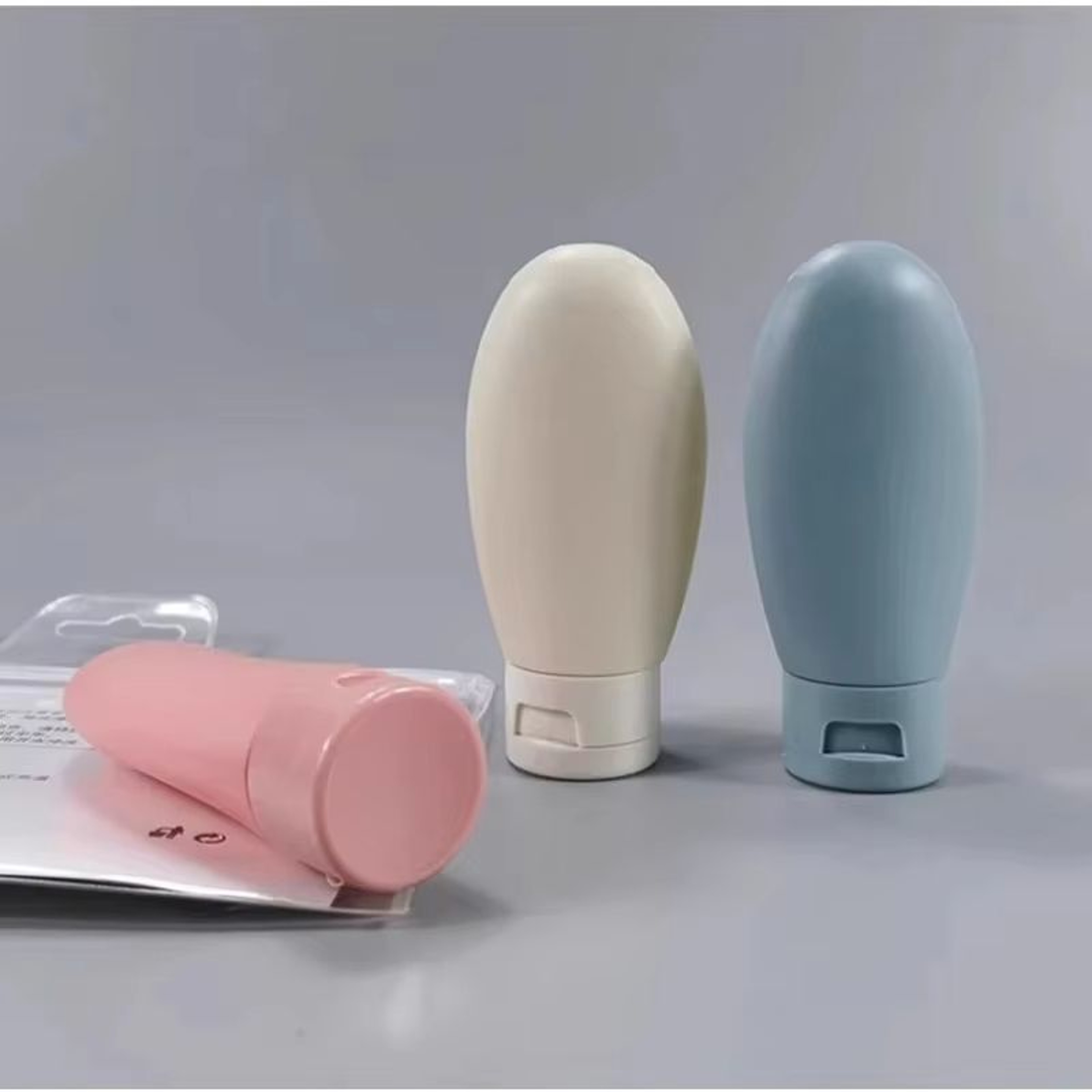 Refillable Soft Silicone Travel Bottles Set 60ML 203 Fl Oz Squeeze Tubes For Toiletries And Cosmeti 1