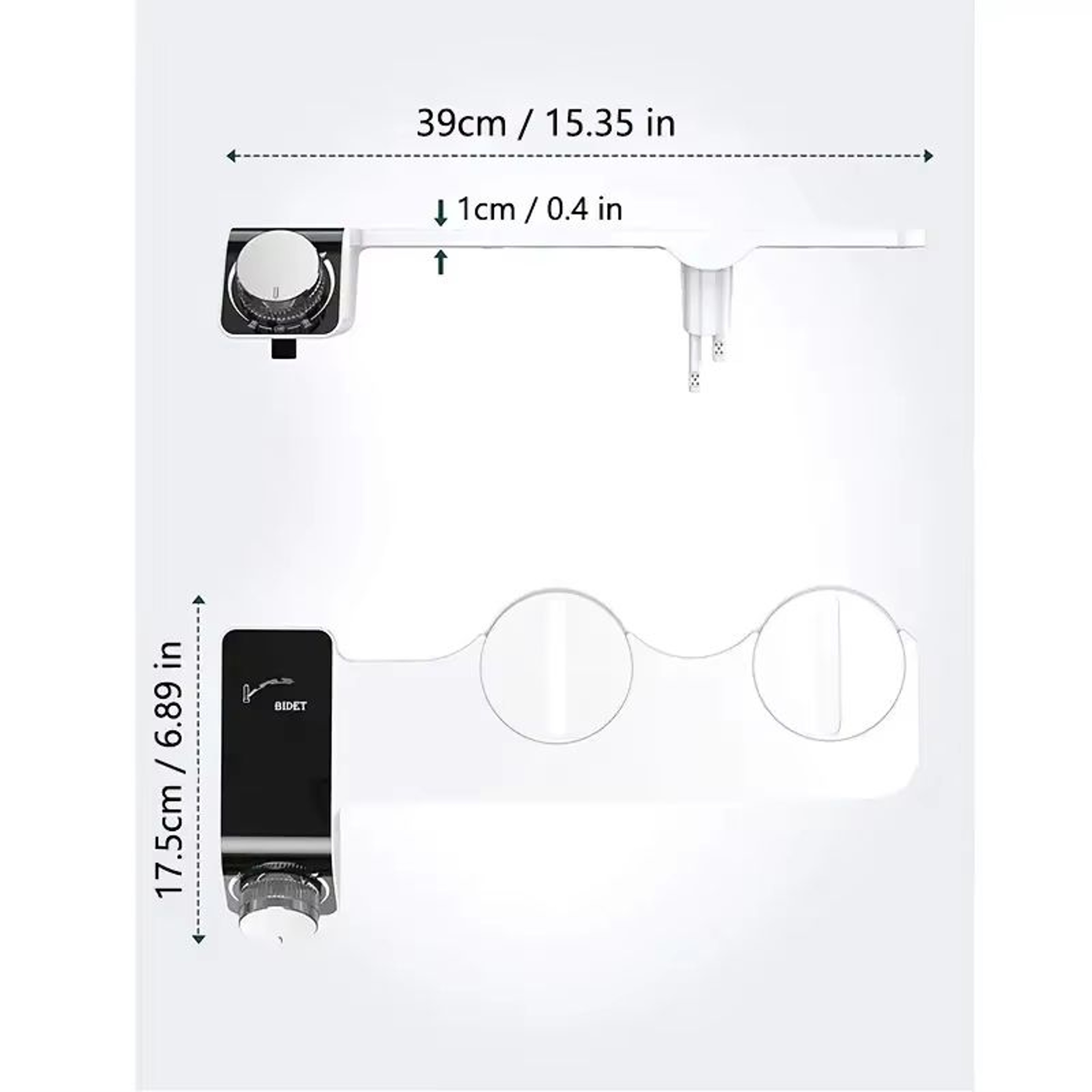Portable Non Electric Bidet Spray Attachment For Women Hygienic Bathroom Use 5