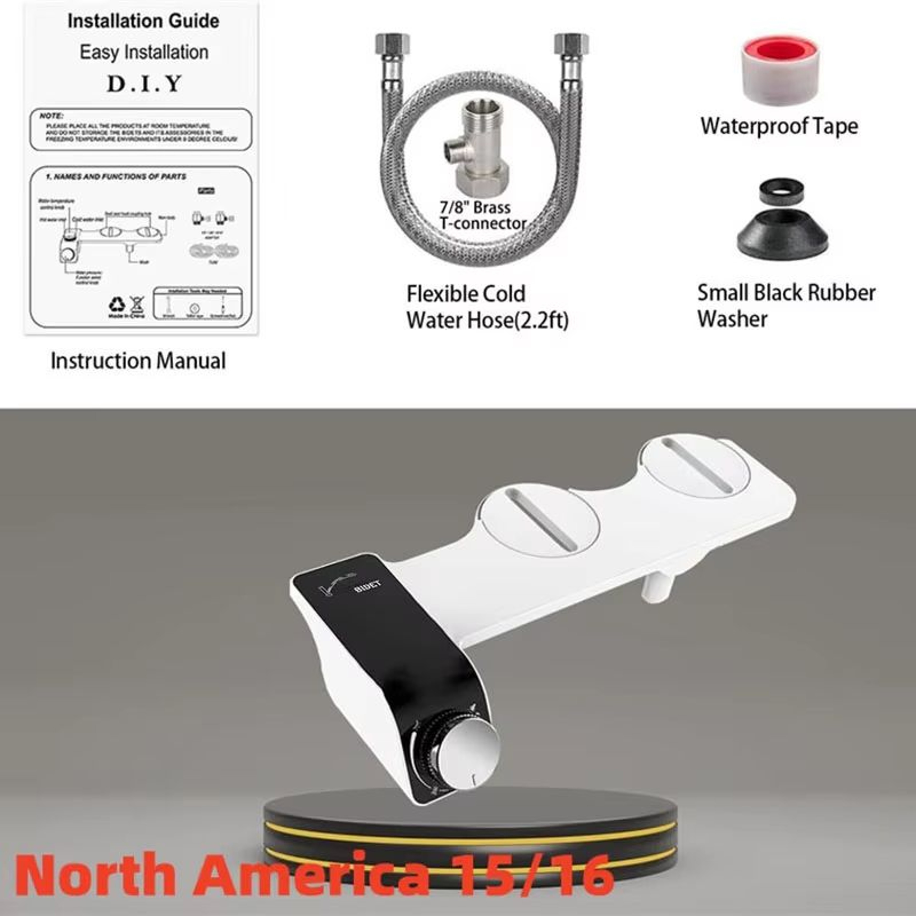 Portable Non Electric Bidet Spray Attachment For Women Hygienic Bathroom Use 6