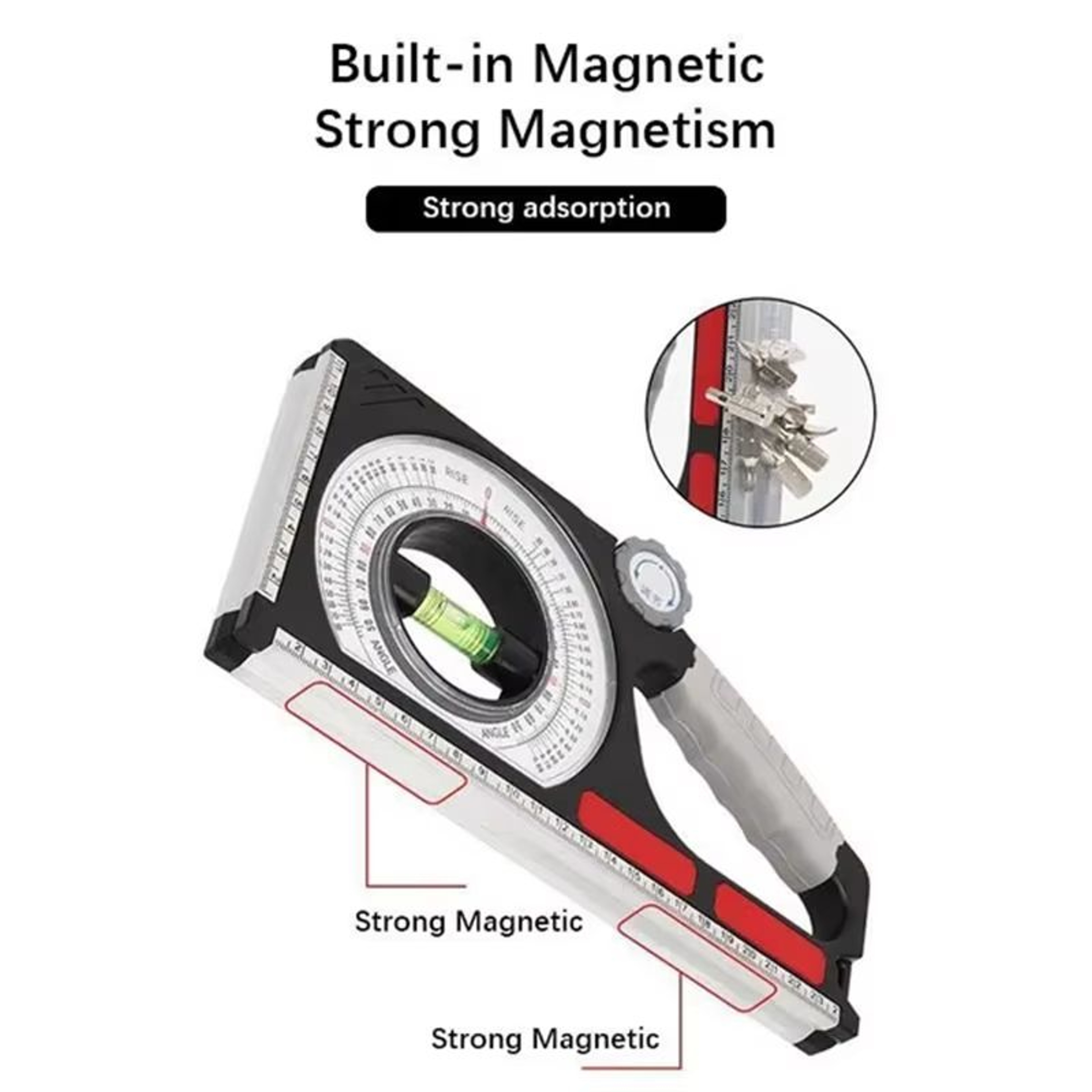 Professional Magnetic Angle Finder And Mechanical Slope Meter For Carpentry And Construction 0
