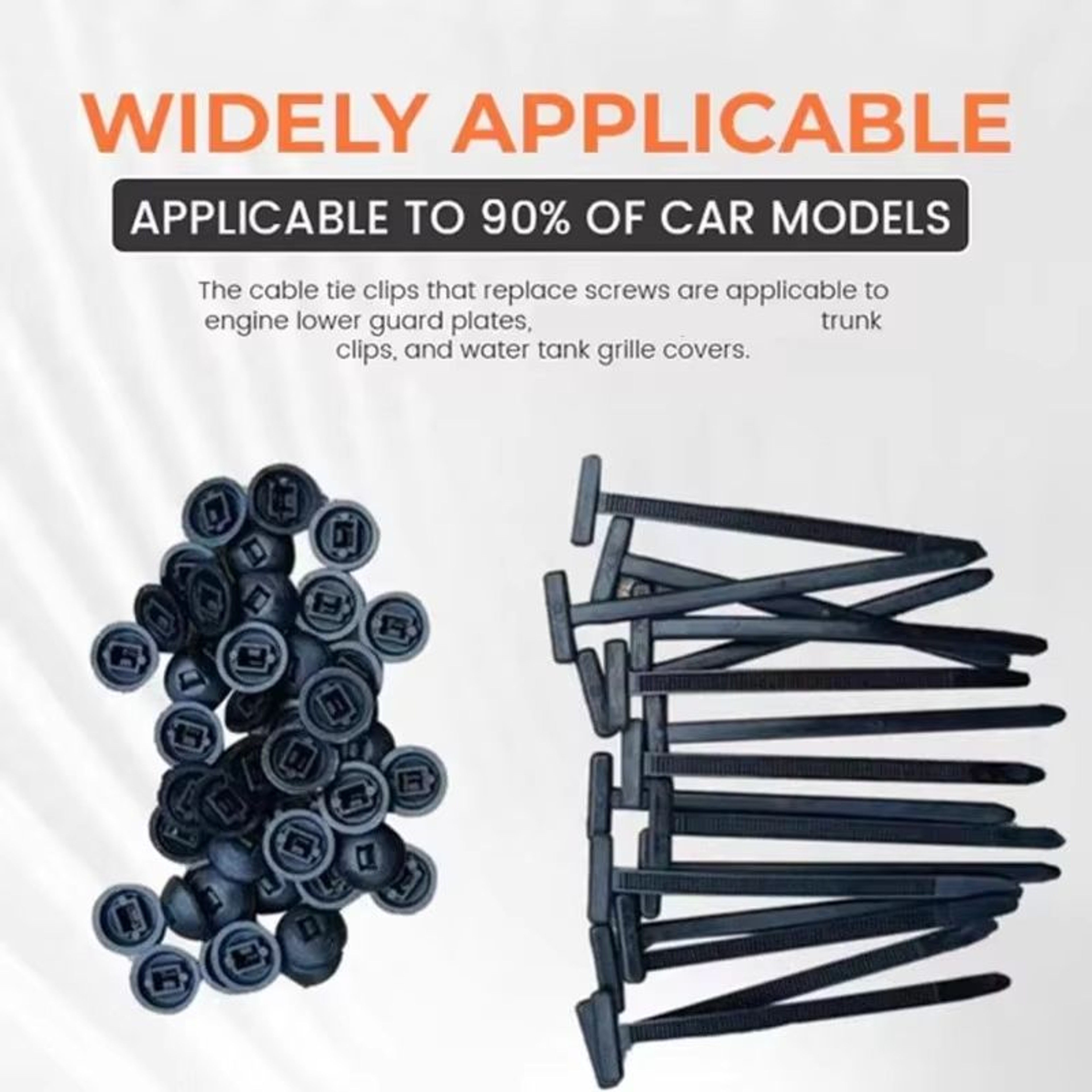 UV Resistant Nylon Cable Tie Buckle SelfLocking Zip Tie Fasteners With Pin And Button For Quick Rep 3